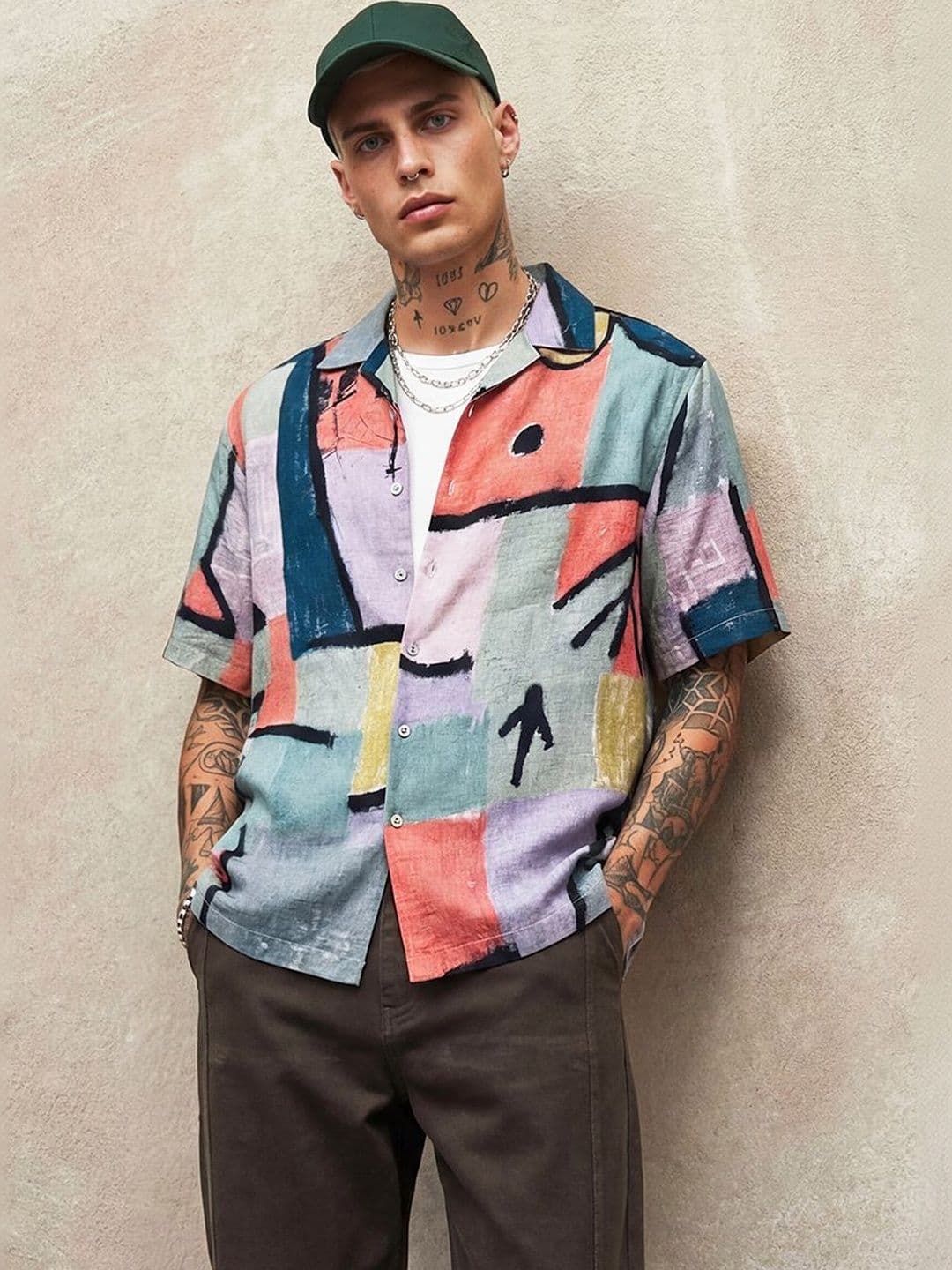 Snitch Multicolour Abstract Shirt - view 1