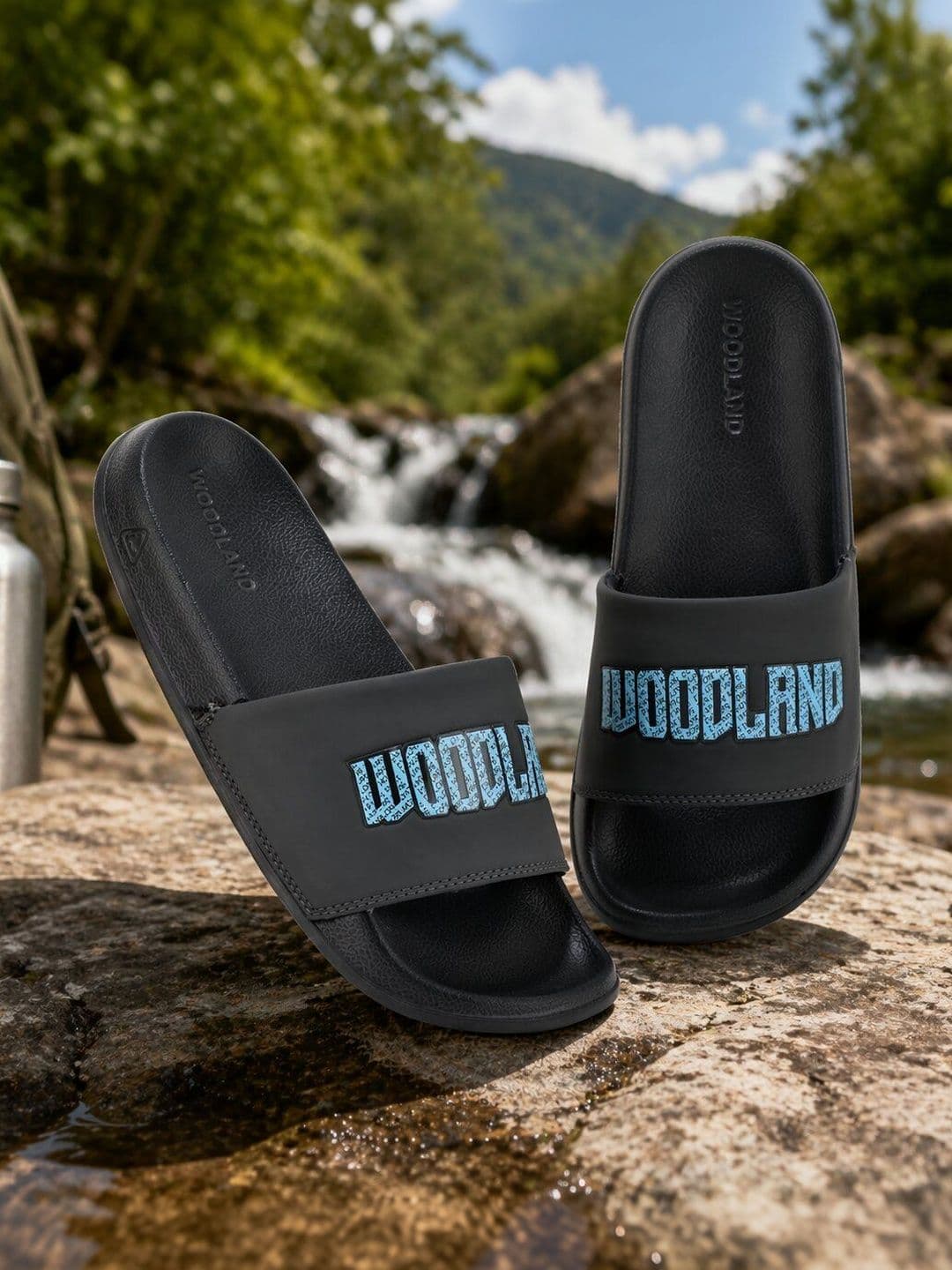 Woodland Men Printed Sliders - view 1