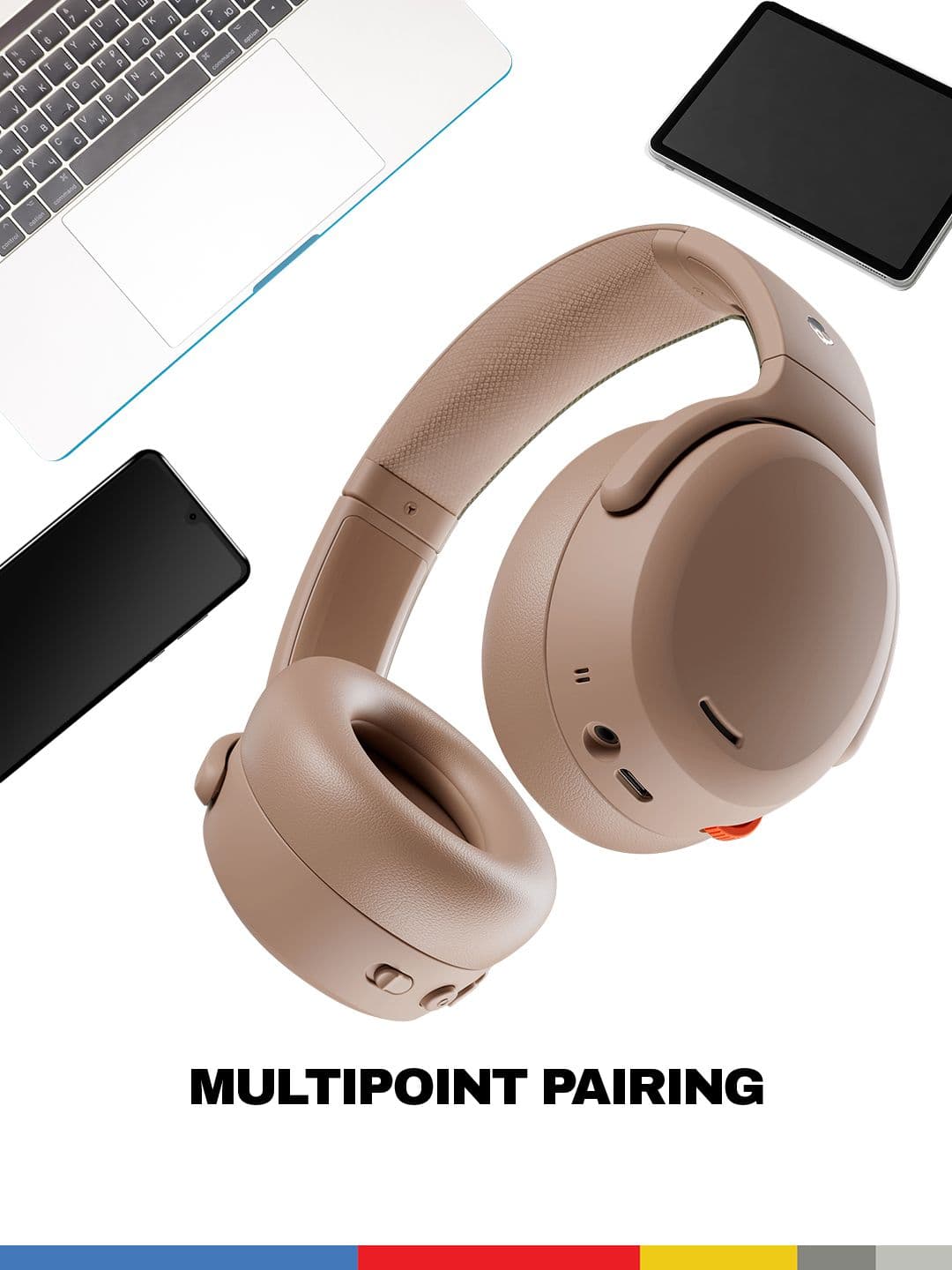 Skullcandy Crusher ANC 2 Over-Ear Noise Cancelling Wireless Headphones - view 1