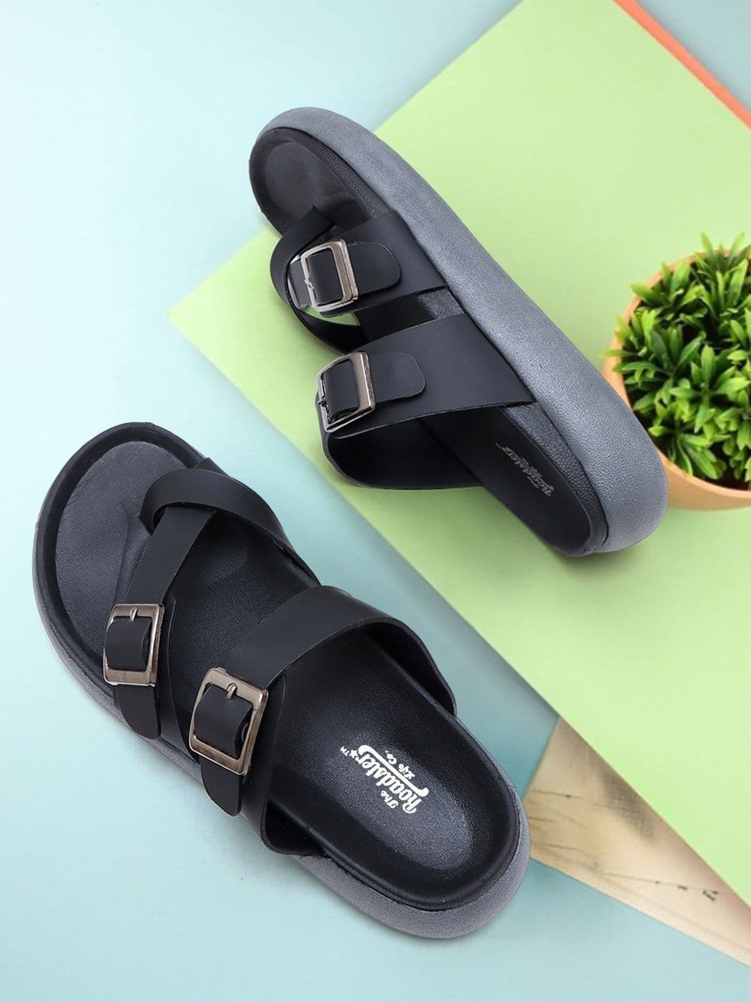 The Roadster Lifestyle Co Men Slip-On Comfort Sandals - view 1