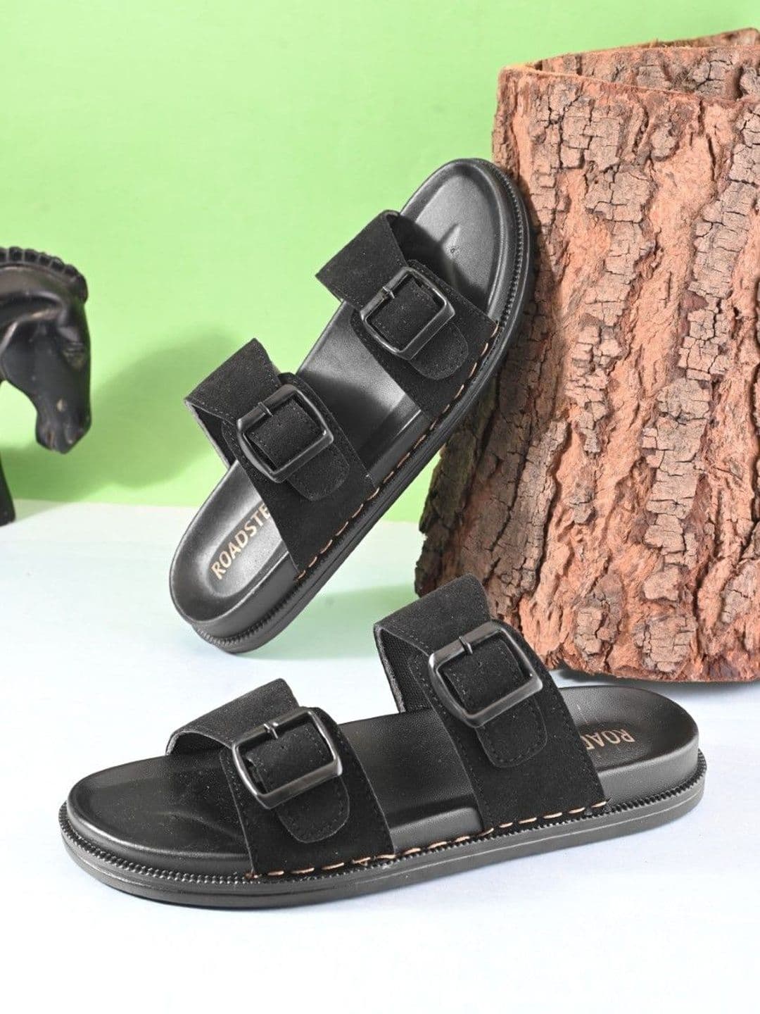 The Roadster Lifestyle Co Men Synthetic Buckle Comfort Sandals - view 1