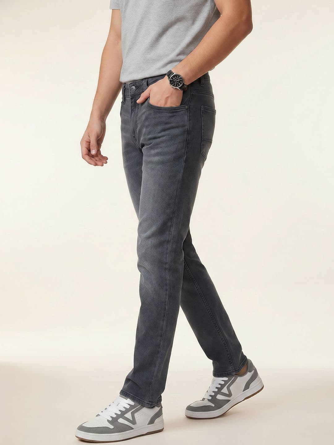 Nautica Men Straight Fit Stretchable Jeans - view 1