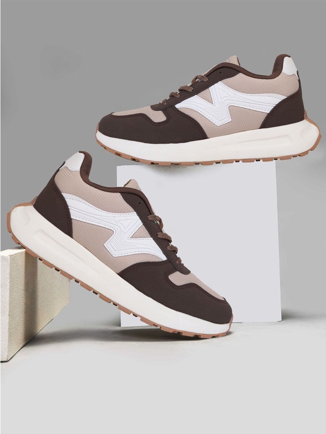 Lancer Men Mesh Walking Non-Marking Shoes - view 1