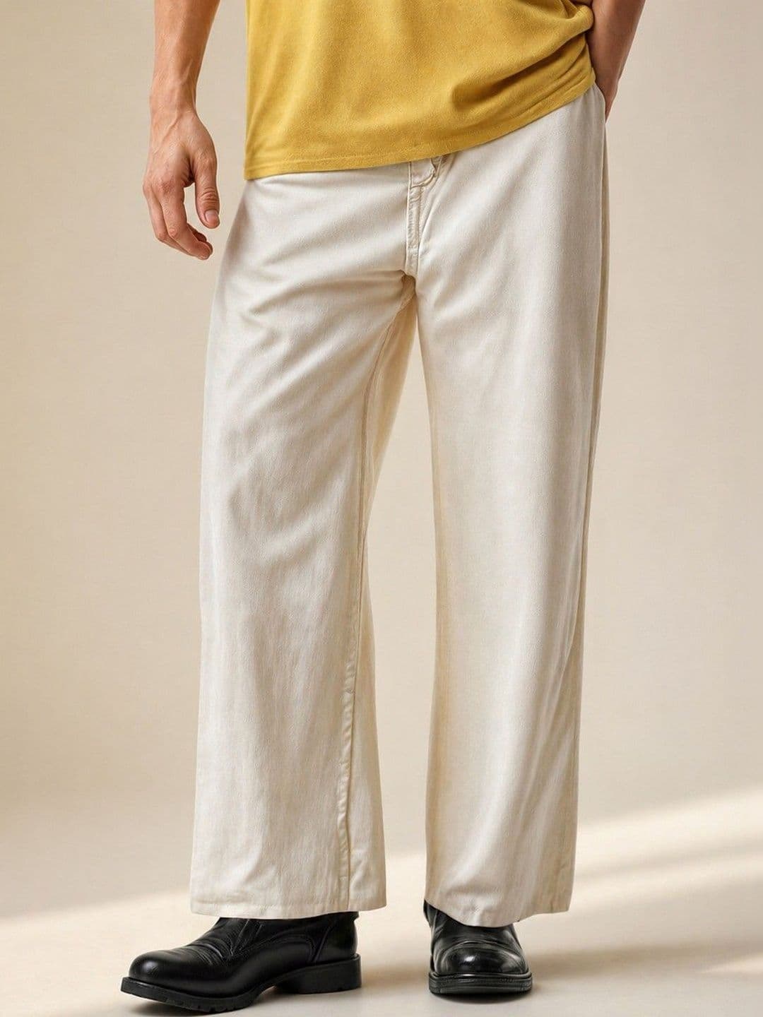 MARK VIEW Men Classic Straight Fit Mid-Rise Stretchable Jeans - view 1