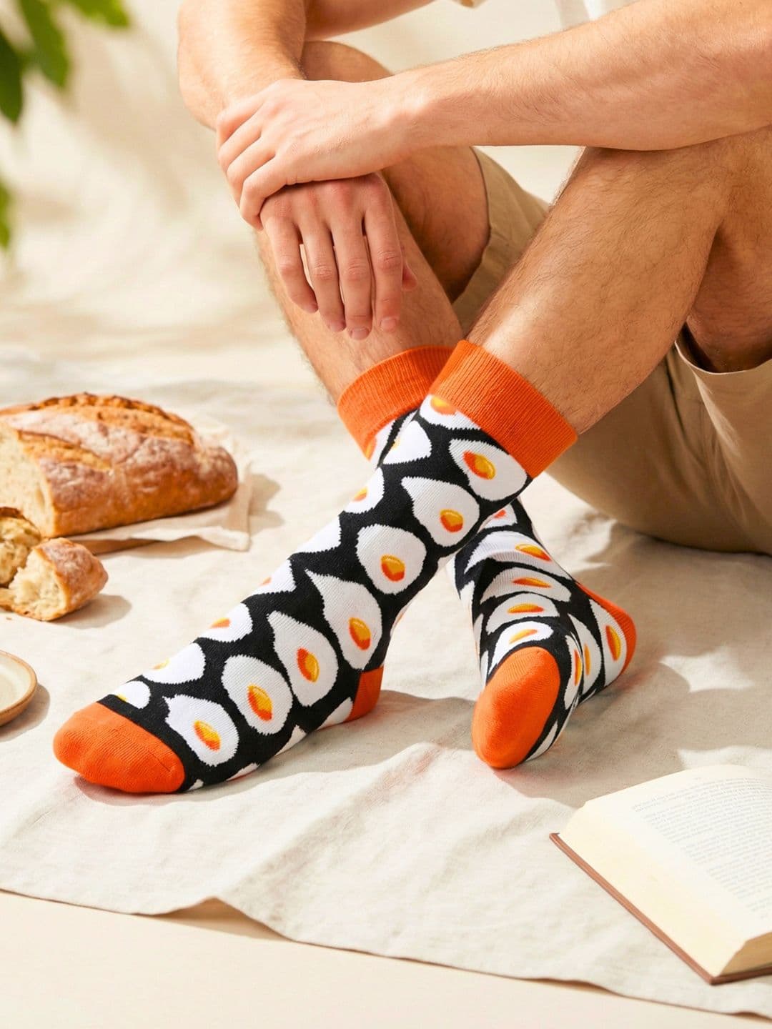 Dynamocks Multicoloured Printed Calf-Length Socks - view 1