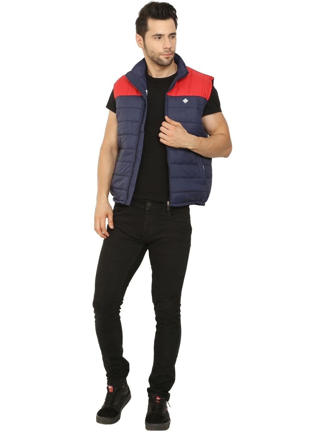 NU-9 Men Colourblocked Lightweight Puffer Jacket - view 1