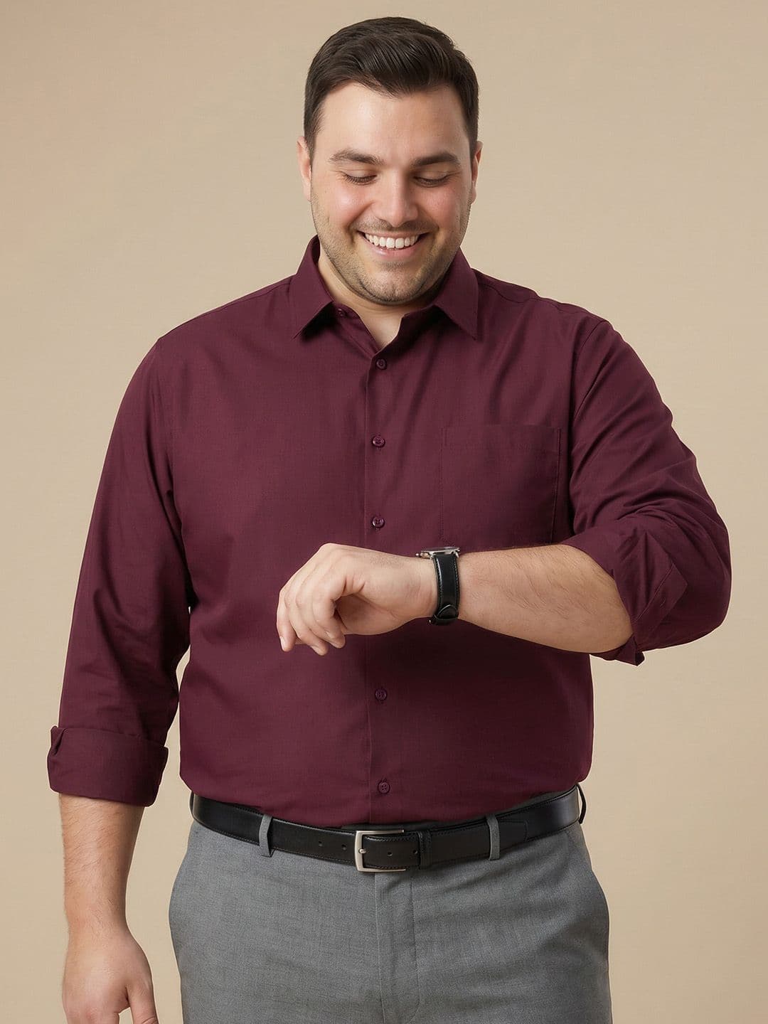 Thomas Scott Plus Size Pure Cotton Formal Shirt