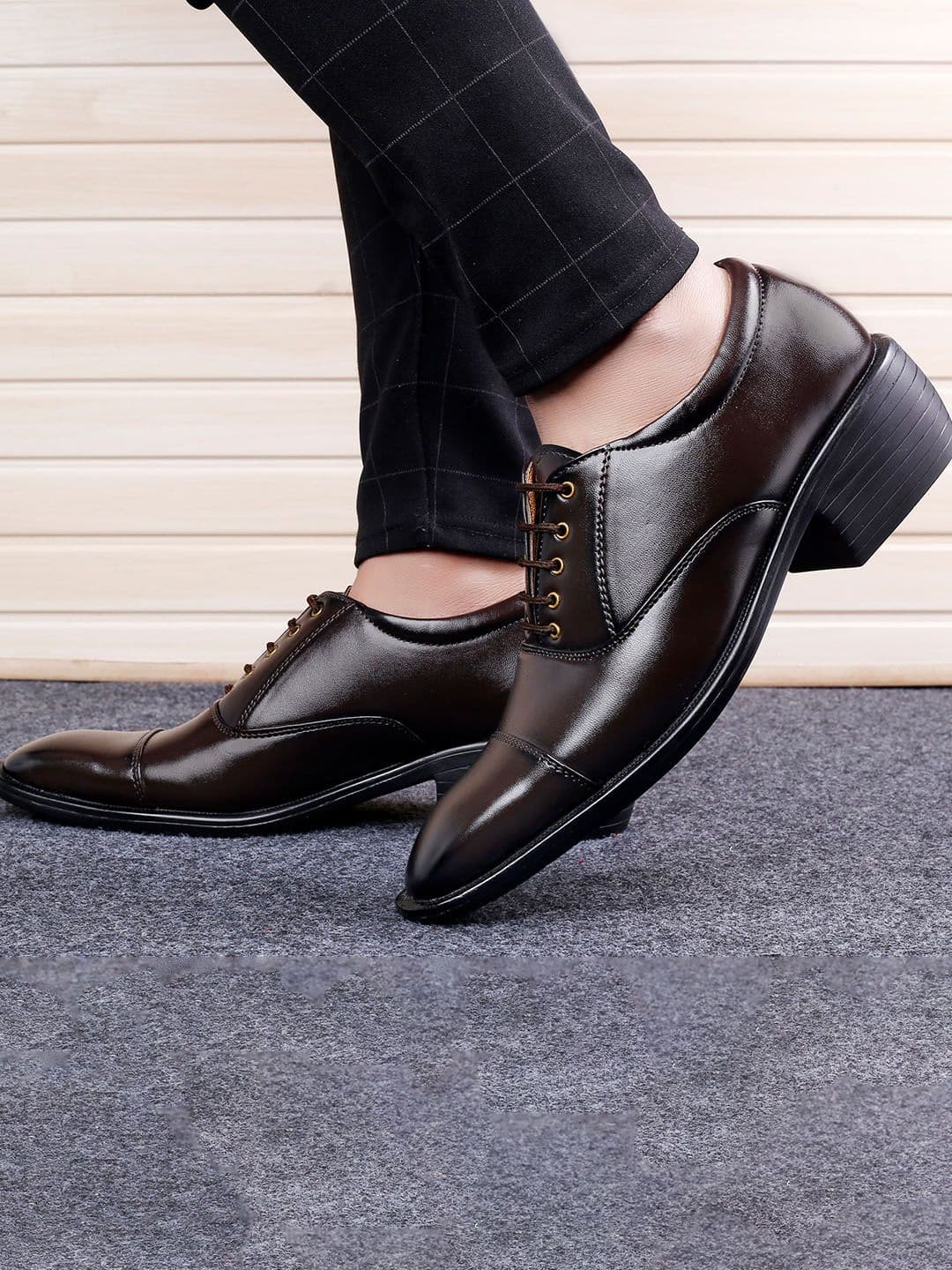 Bxxy Men Lace Ups Formal Elevator Derby's - view 1