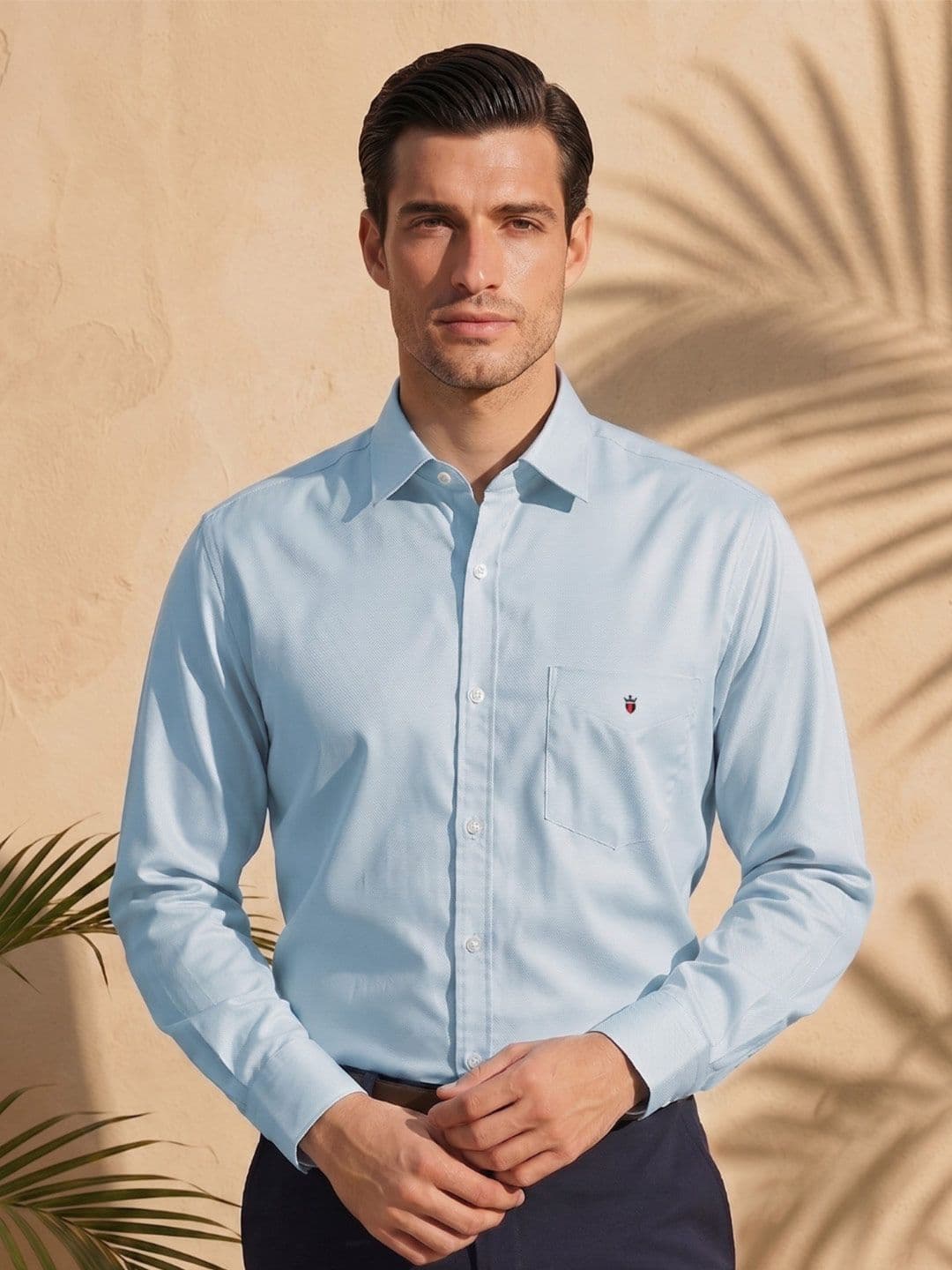 Louis Philippe Sport Men Slim Fit Soft Handfeel Full Sleeve Casual Shirt - view 1