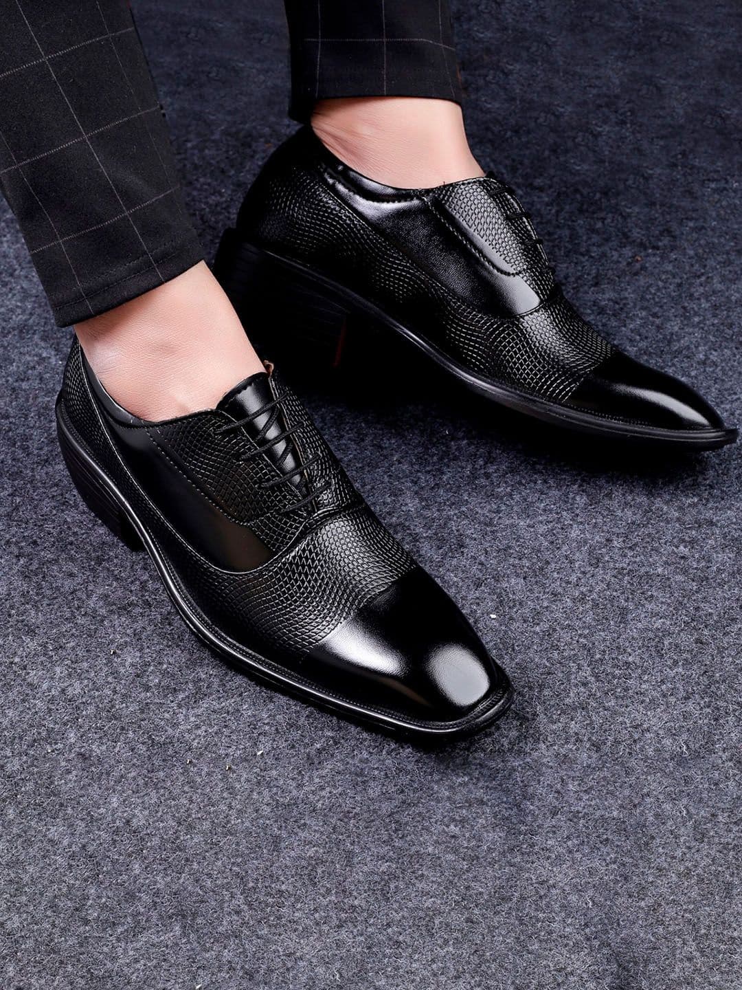Bxxy Men Lace Ups Formal Elevator Derby's - view 1