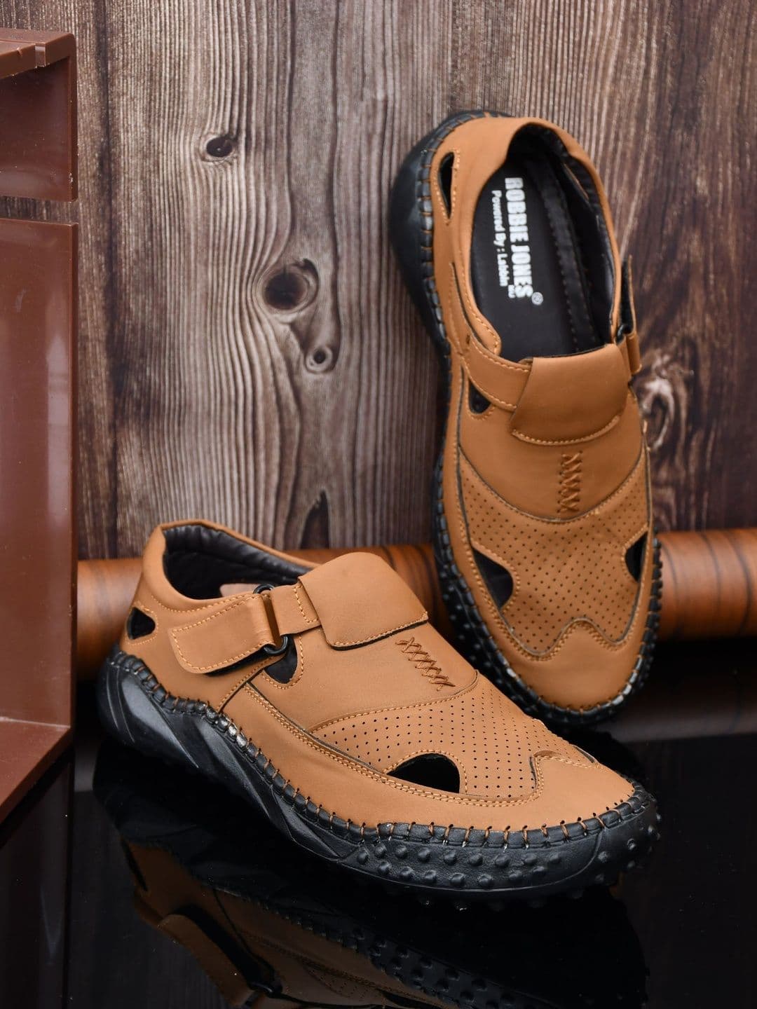 LABBIN Men PU Fisherman Sandals - view 1