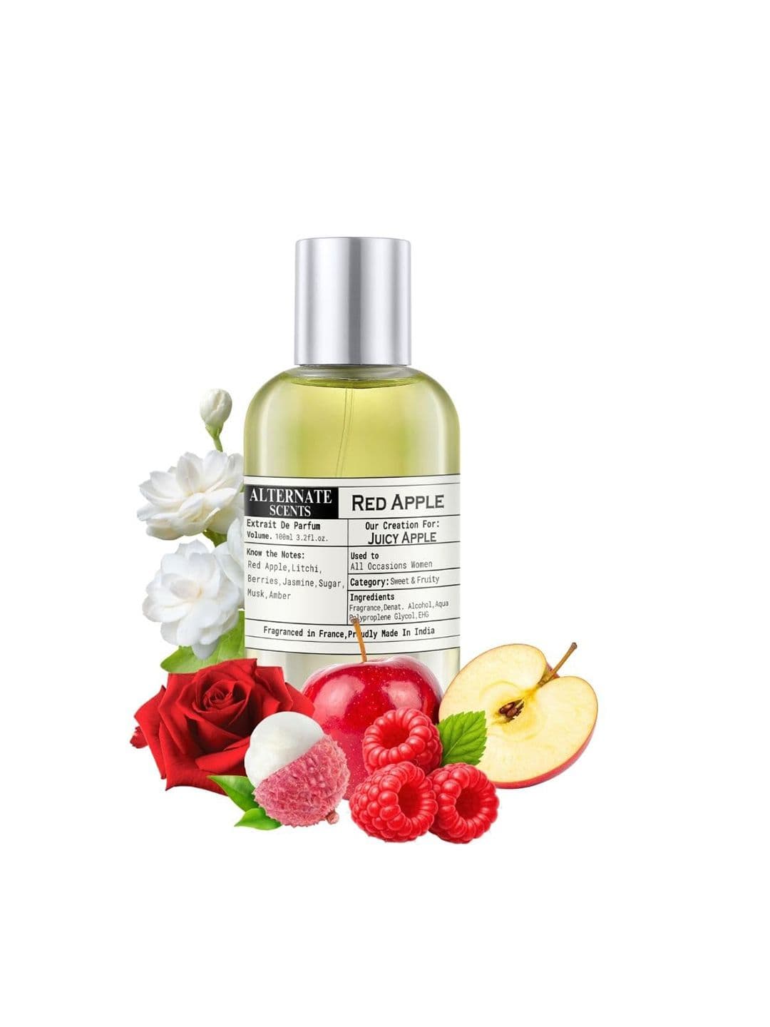 Alternate Scents Red Apple Long Lasting Eau De Parfum - 100 ml Each - view 1