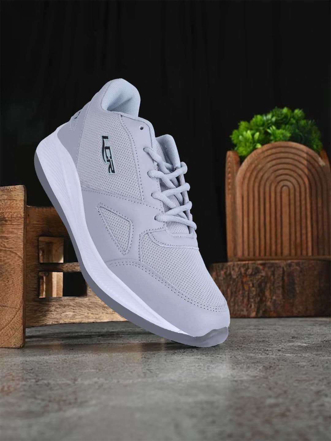 Lancer Men Mesh Walking Non-Marking Shoes - view 1