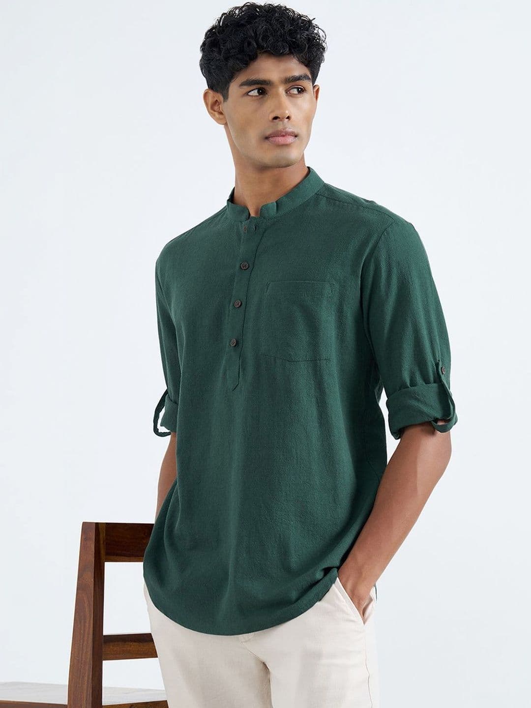 indus route by Pantaloons Men Kurta - view 1