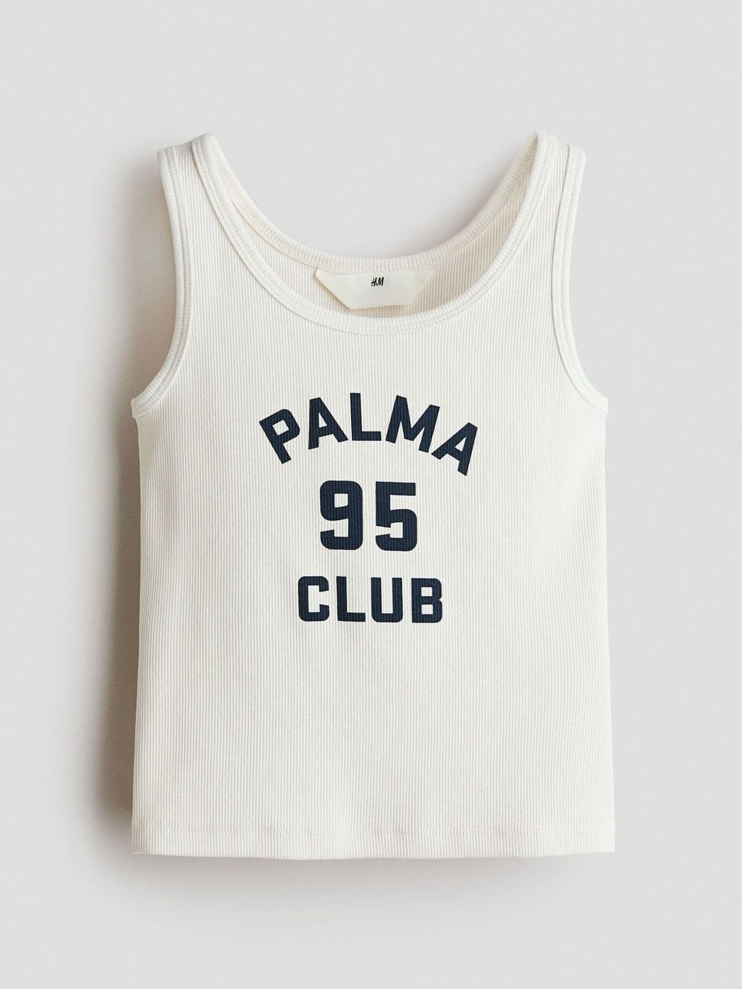 H&M Motif-detail Vest Top - view 1