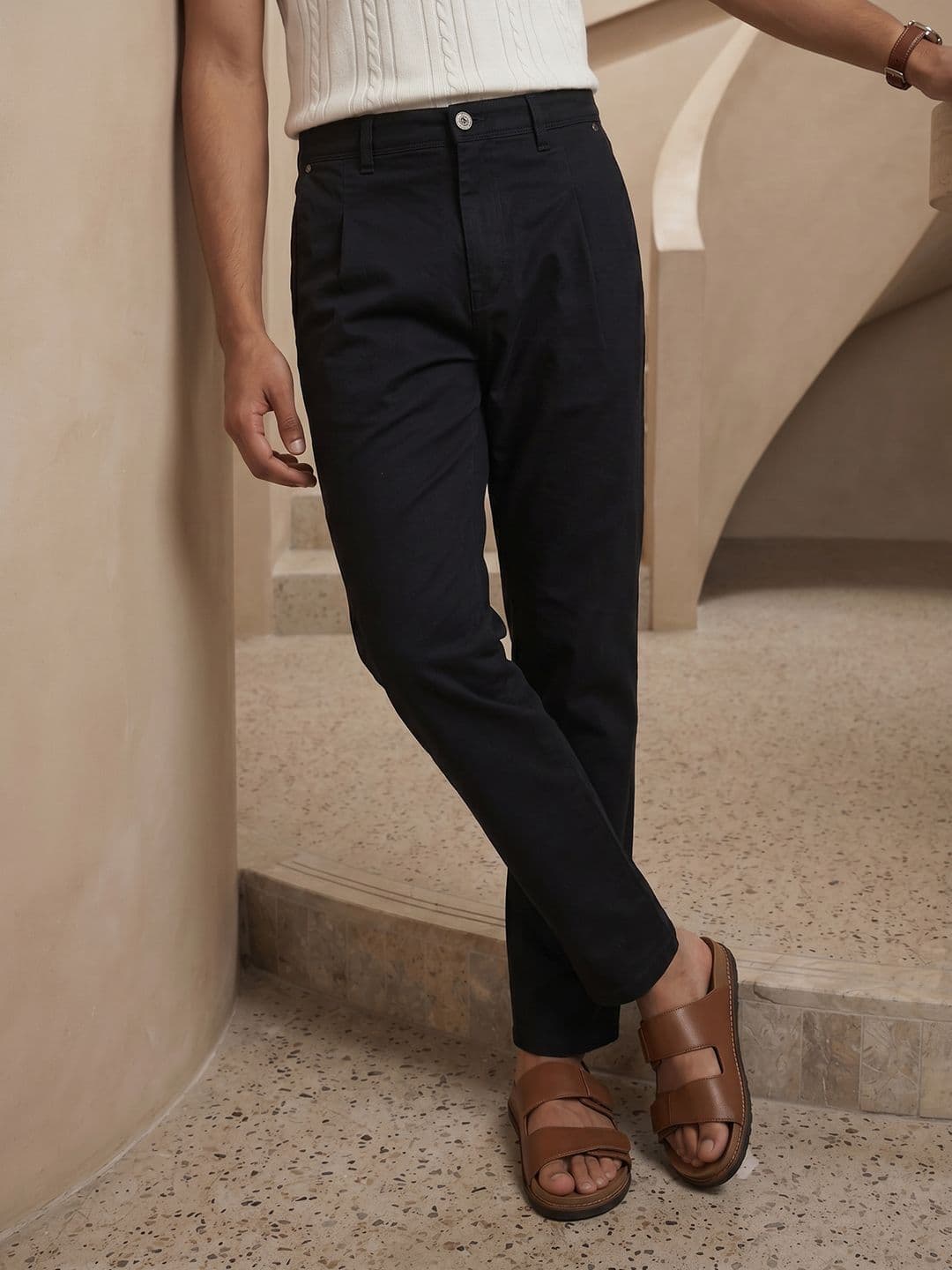 Mr Bowerbird Men Regular Fit Mid-Rise Stretchable Jeans - view 1