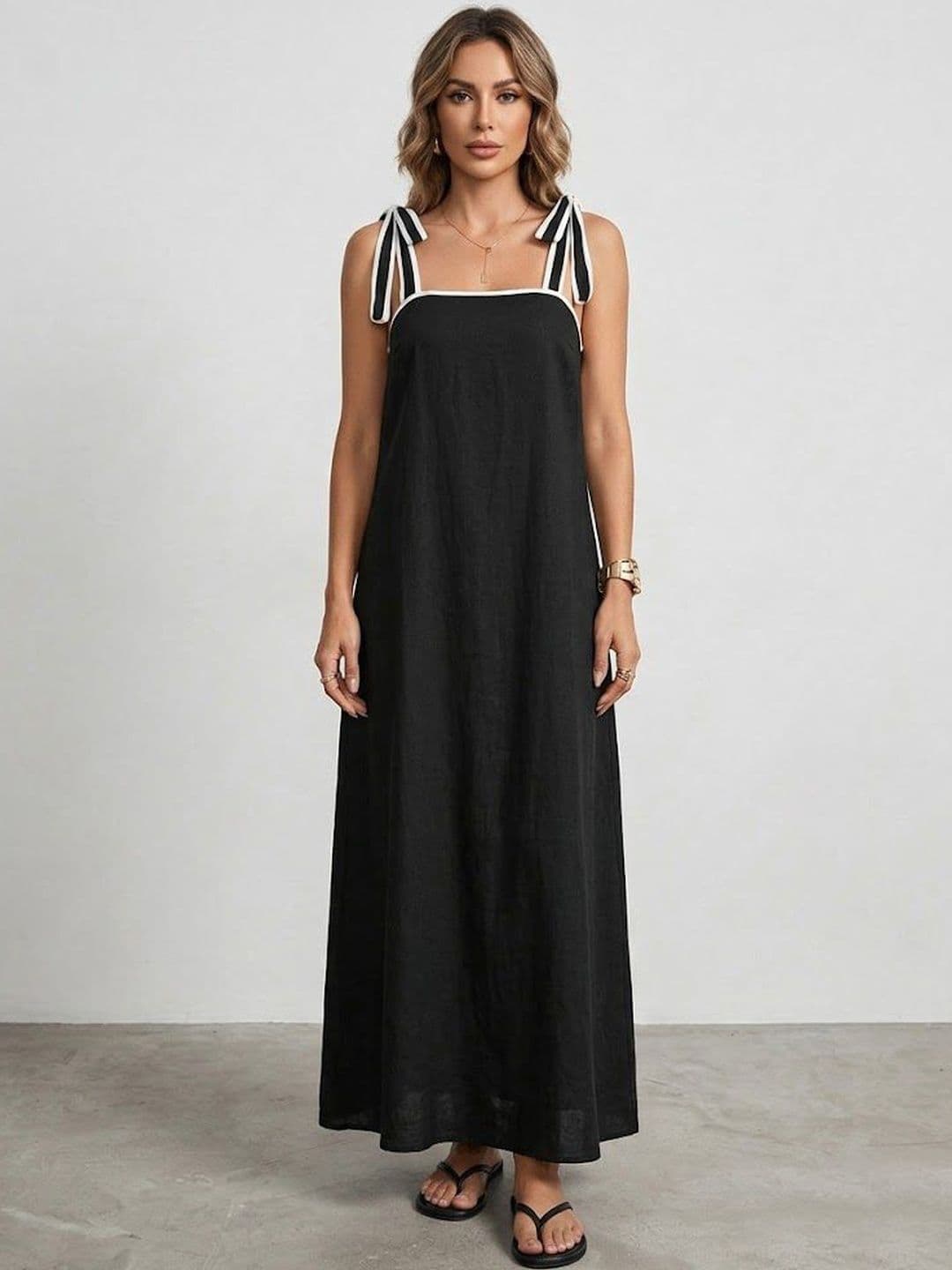 StyleCast x Revolte Satin Maxi Dress - view 1