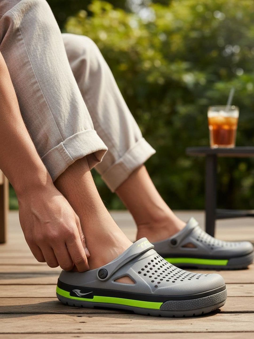 TRV Men Clogs Sandals - view 1