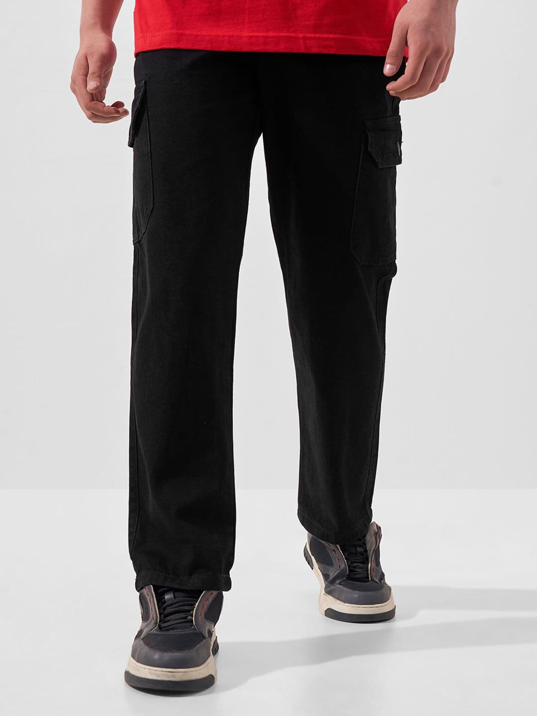 HIGHLANDER Men Straight Fit Mid-Rise Cotton Jeans - view 1