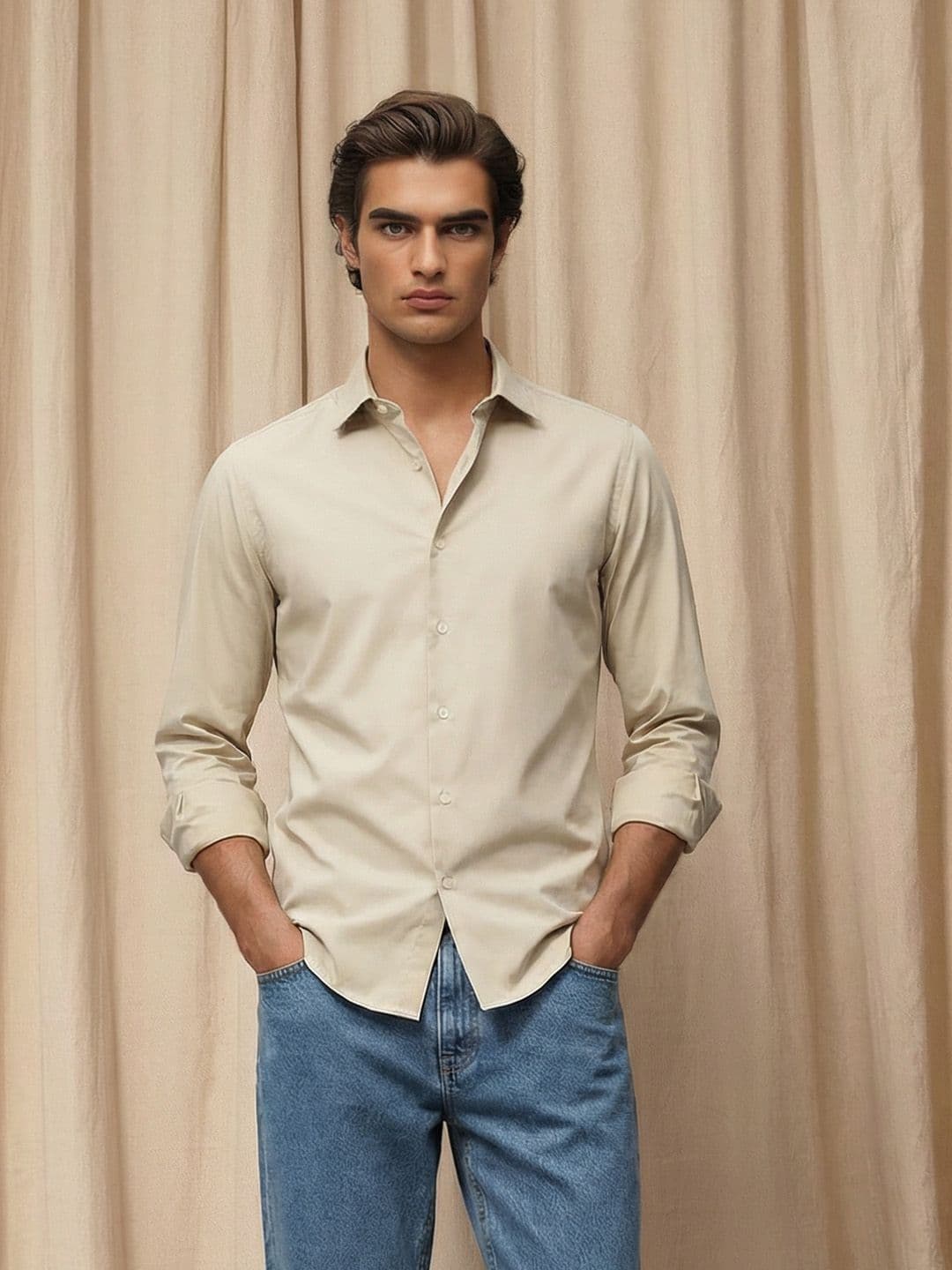 Mr Bowerbird Slim Fit Casual Shirt - view 1