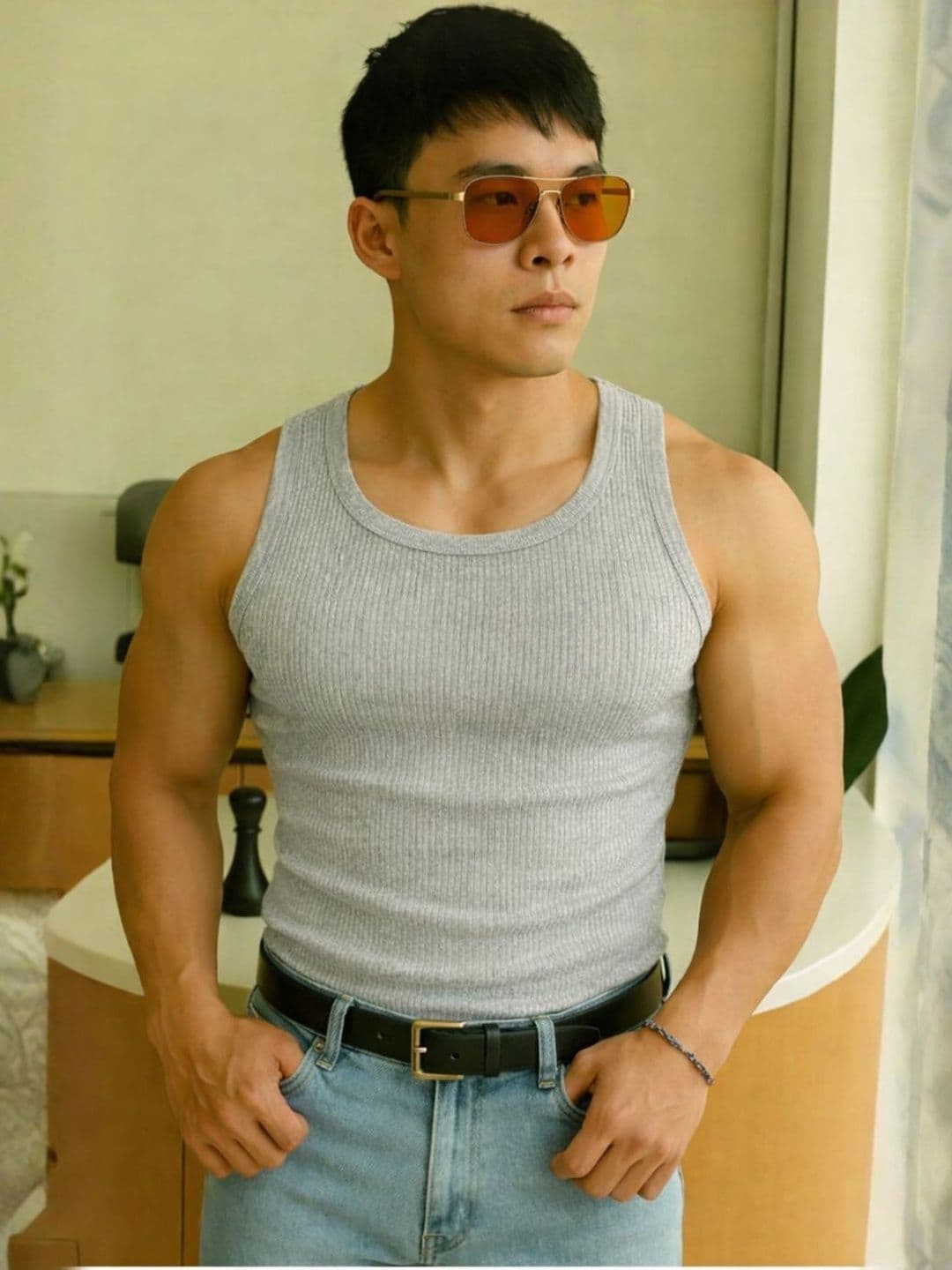 ROCKWELL Cotton Innerwear Vests - view 1