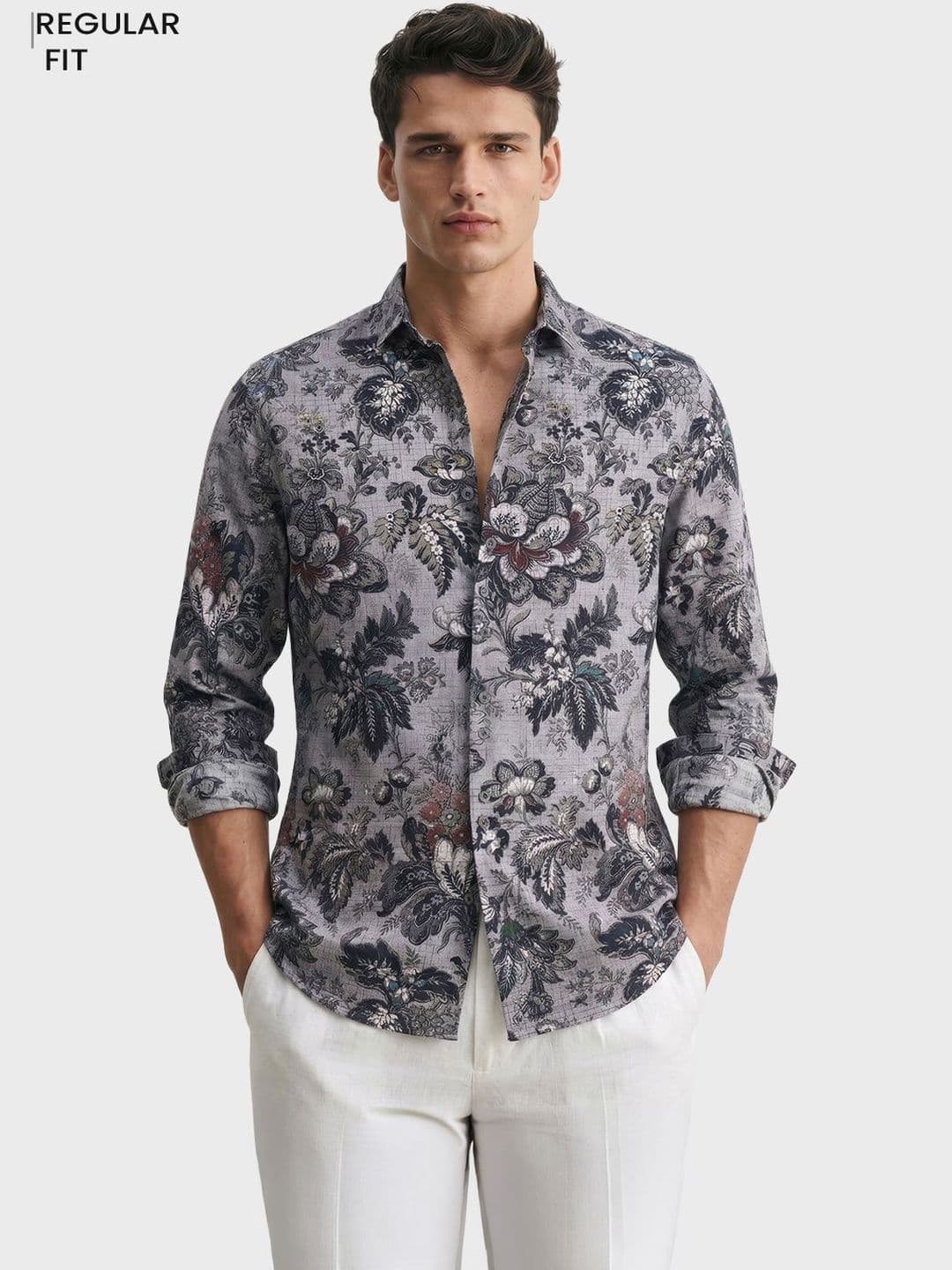 The Indian Garage Co Men Floral Printed Casual Shirt - view 1