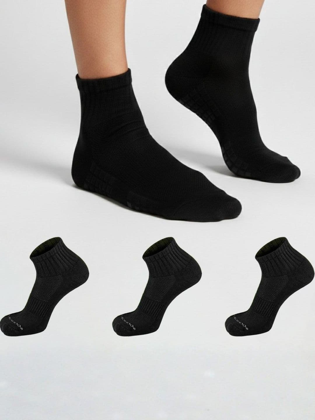 Sockscarving Men Pack of 3 Cotton Blend Above Ankle Socks - view 1