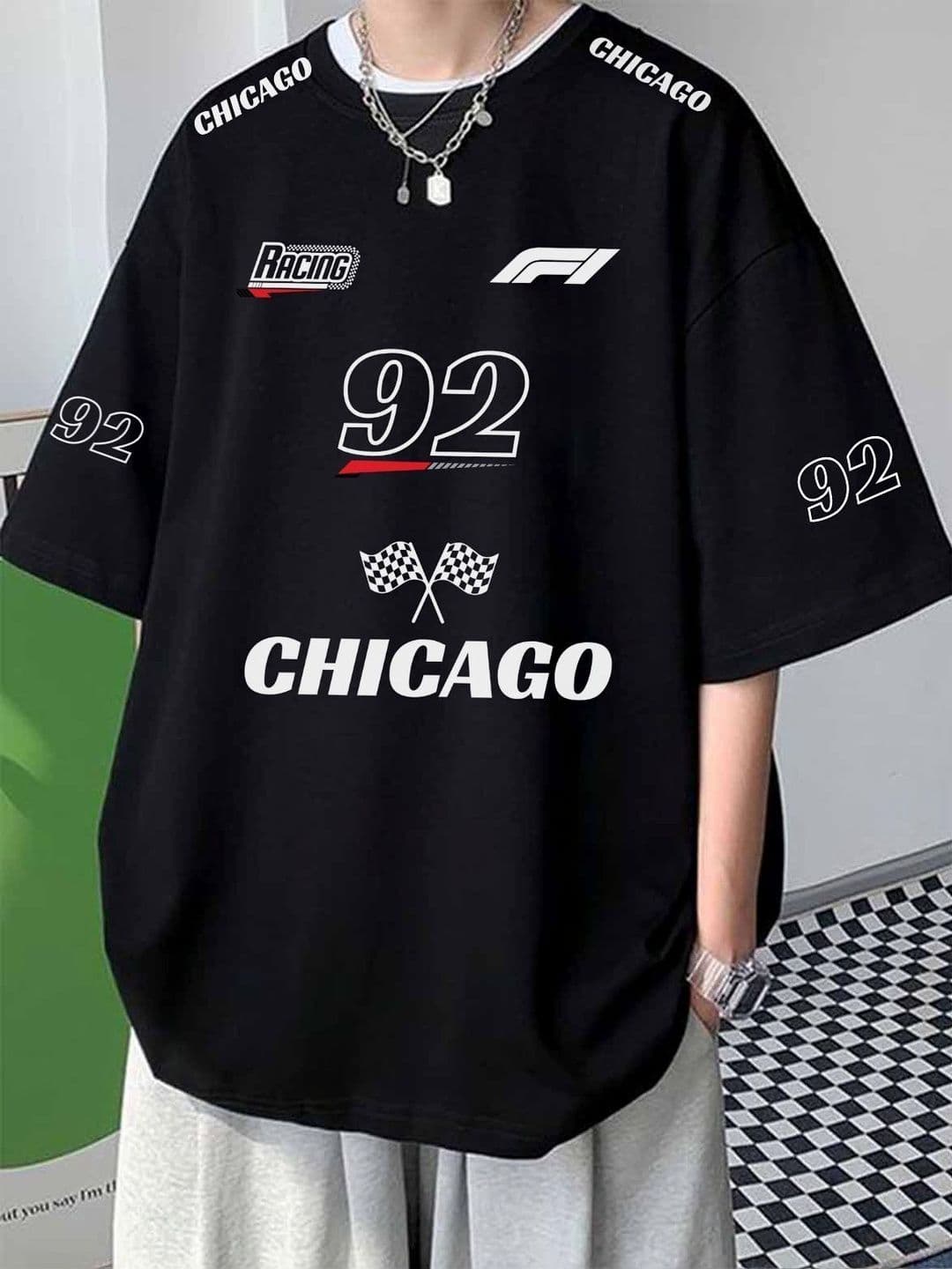 LazyGreg Men Printed Pure Cotton T-shirt - view 1