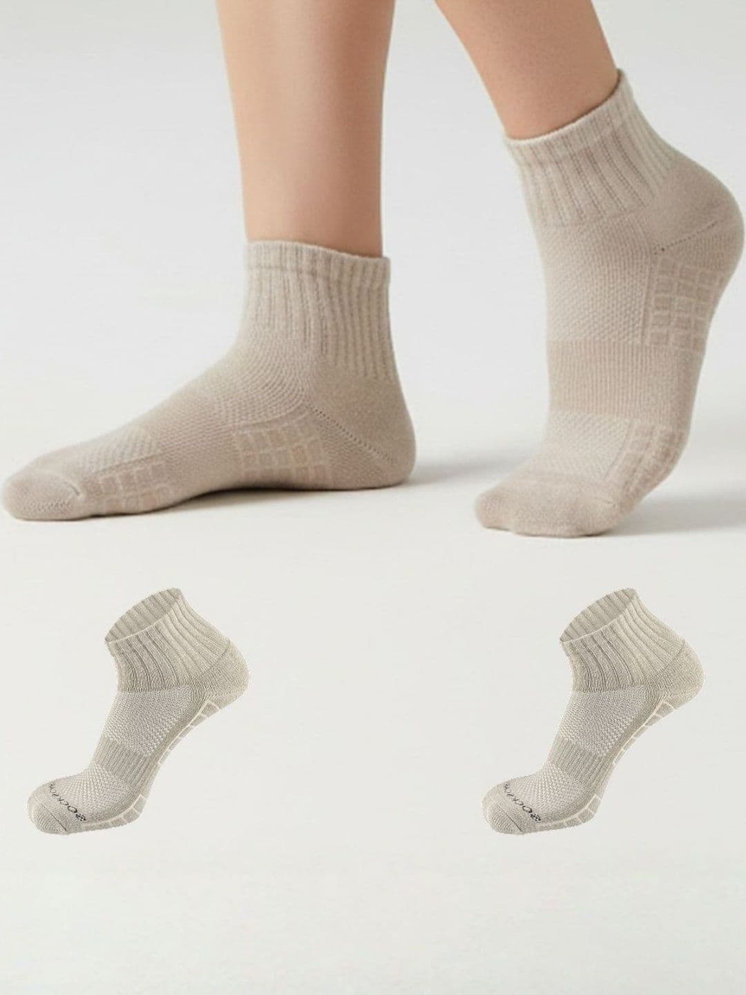 Sockscarving Men Pack of 2 Cotton Blend Patterned Ankle Length Socks - view 1