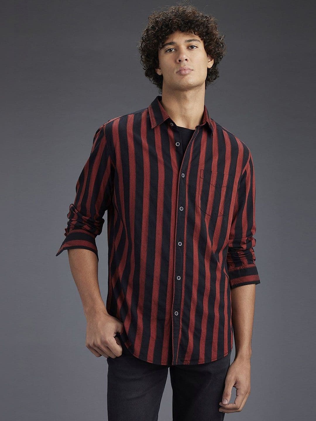 Pepe Jeans Men Striped Casual Shirt - view 1