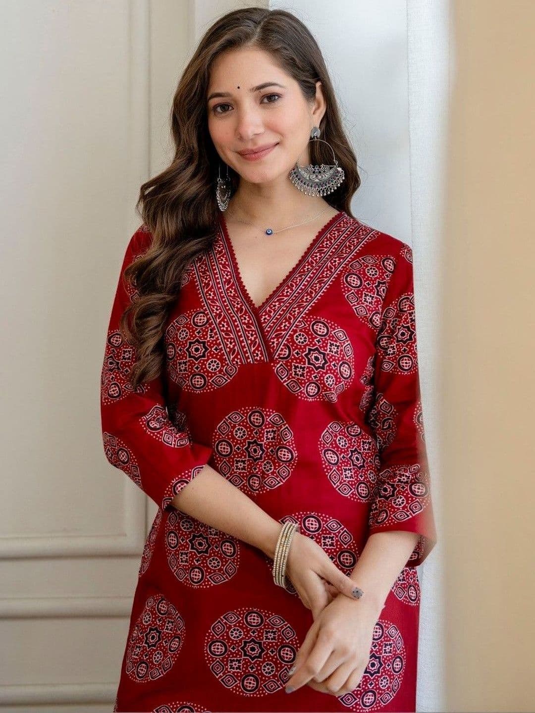 KALINI Women Ethnic Motifs Printed Indie Prints Kurta - view 1