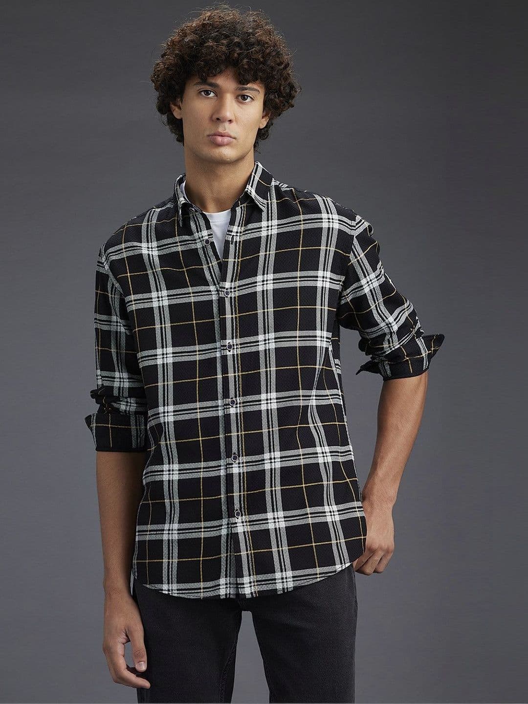 Pepe Jeans Men Shepherd Checks Checked Casual Shirt - view 1