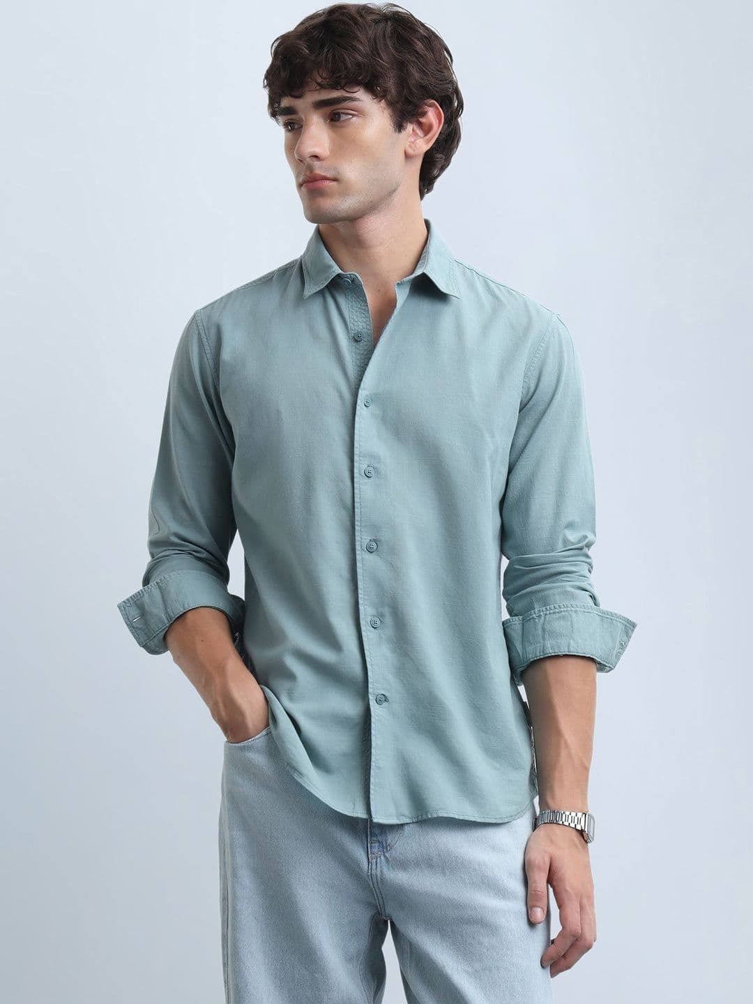 Flying Machine Men Slim Fit Casual Shirt - view 1