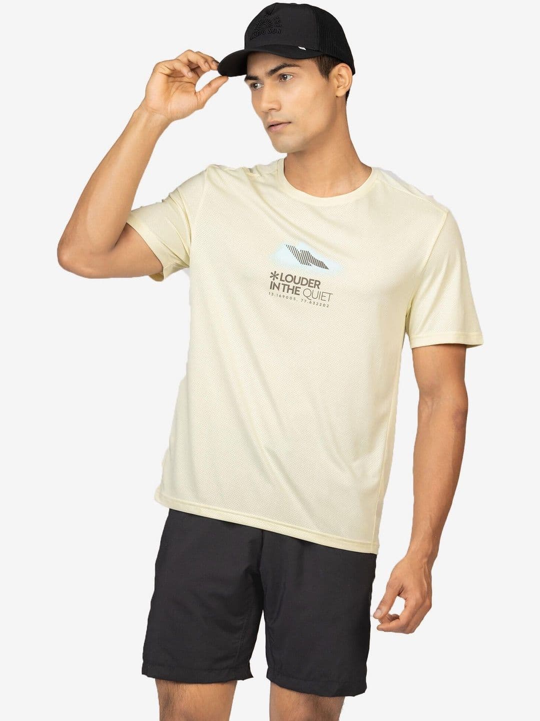Decathlon Kiprun - Men Yellow Moisture Management Running T-Shirts - view 1