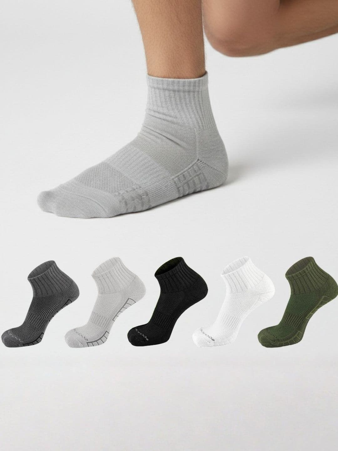 Sockscarving Men Pack of 5 Cotton Blend Patterned Above Ankle Socks - view 1