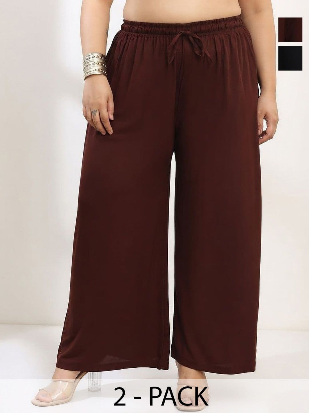 KALINI Women 2 Ethnic Palazzos - view 1