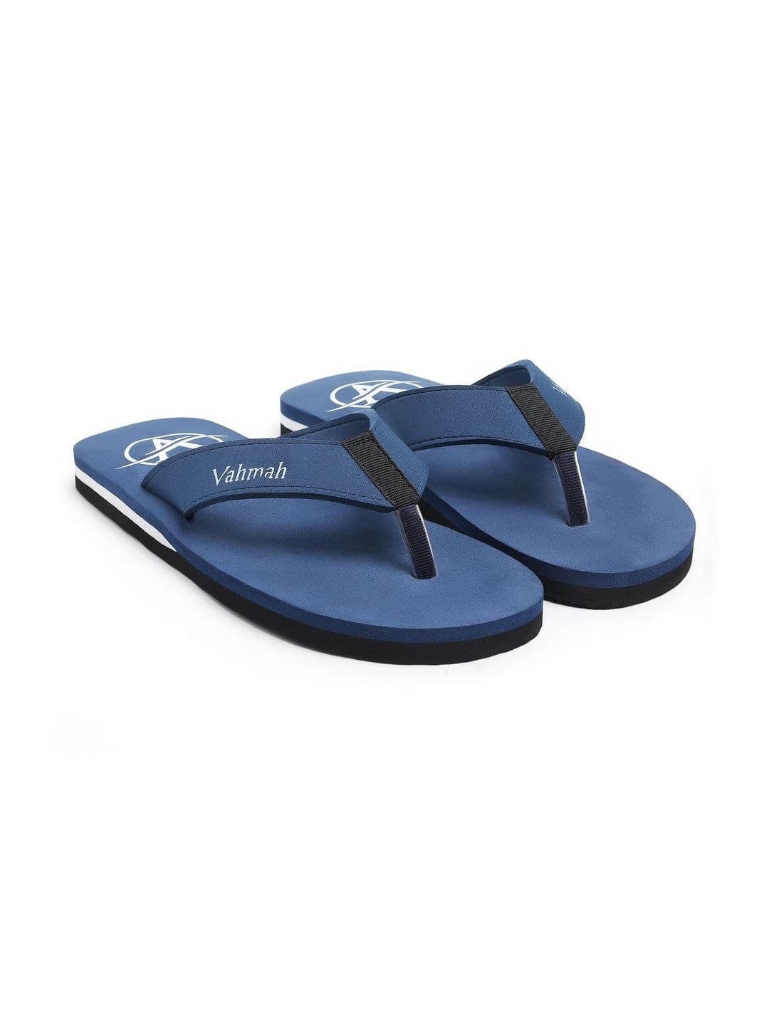 Vahmah Men Colourblocked Thong Flip-Flops - view 1