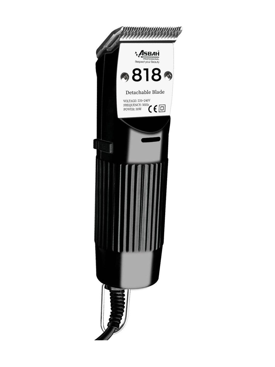 ASBAH Professional 818 Clipper With 8 Guide Combs