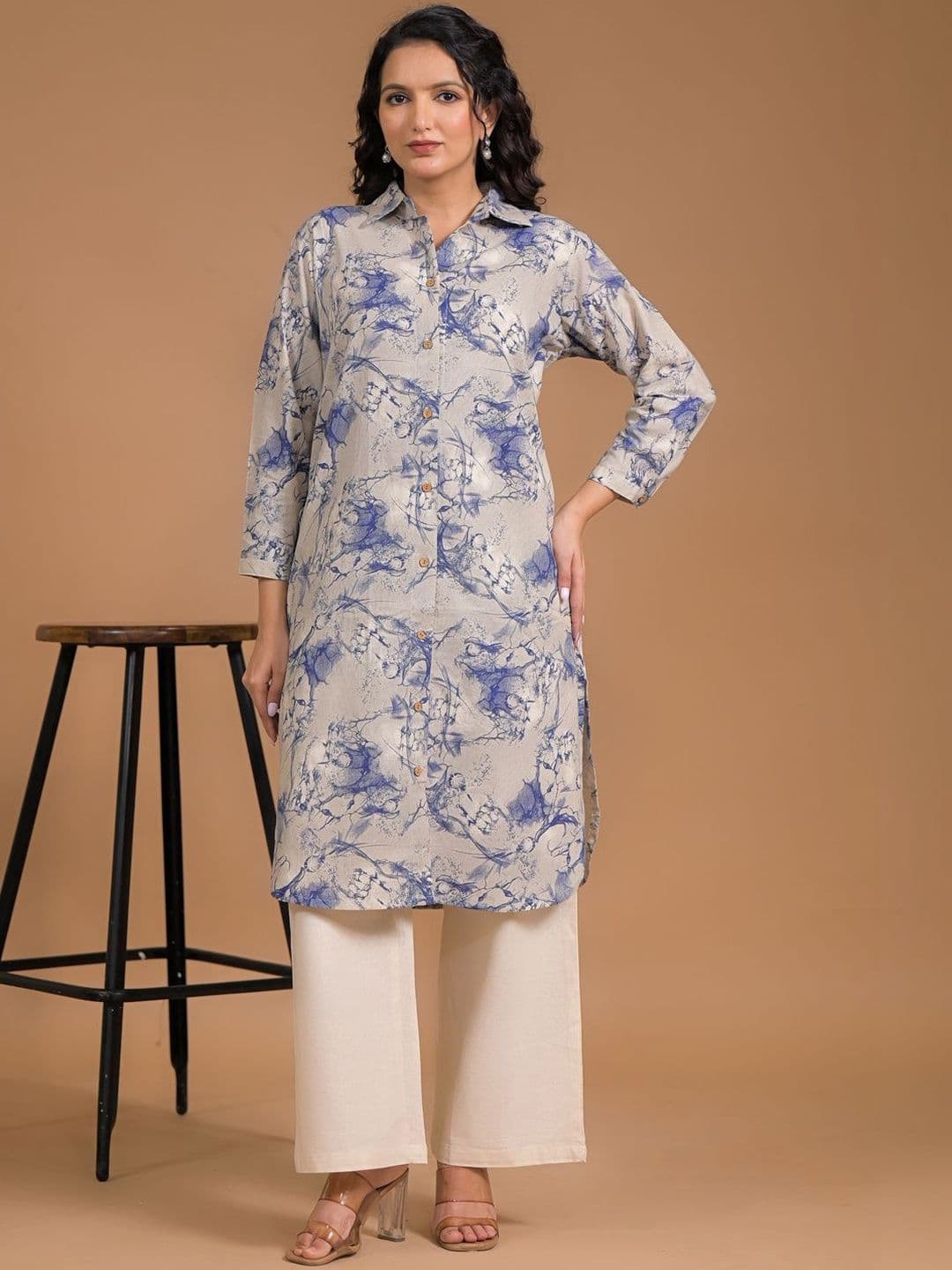 SAANWRI Women Printed Kurta - view 1