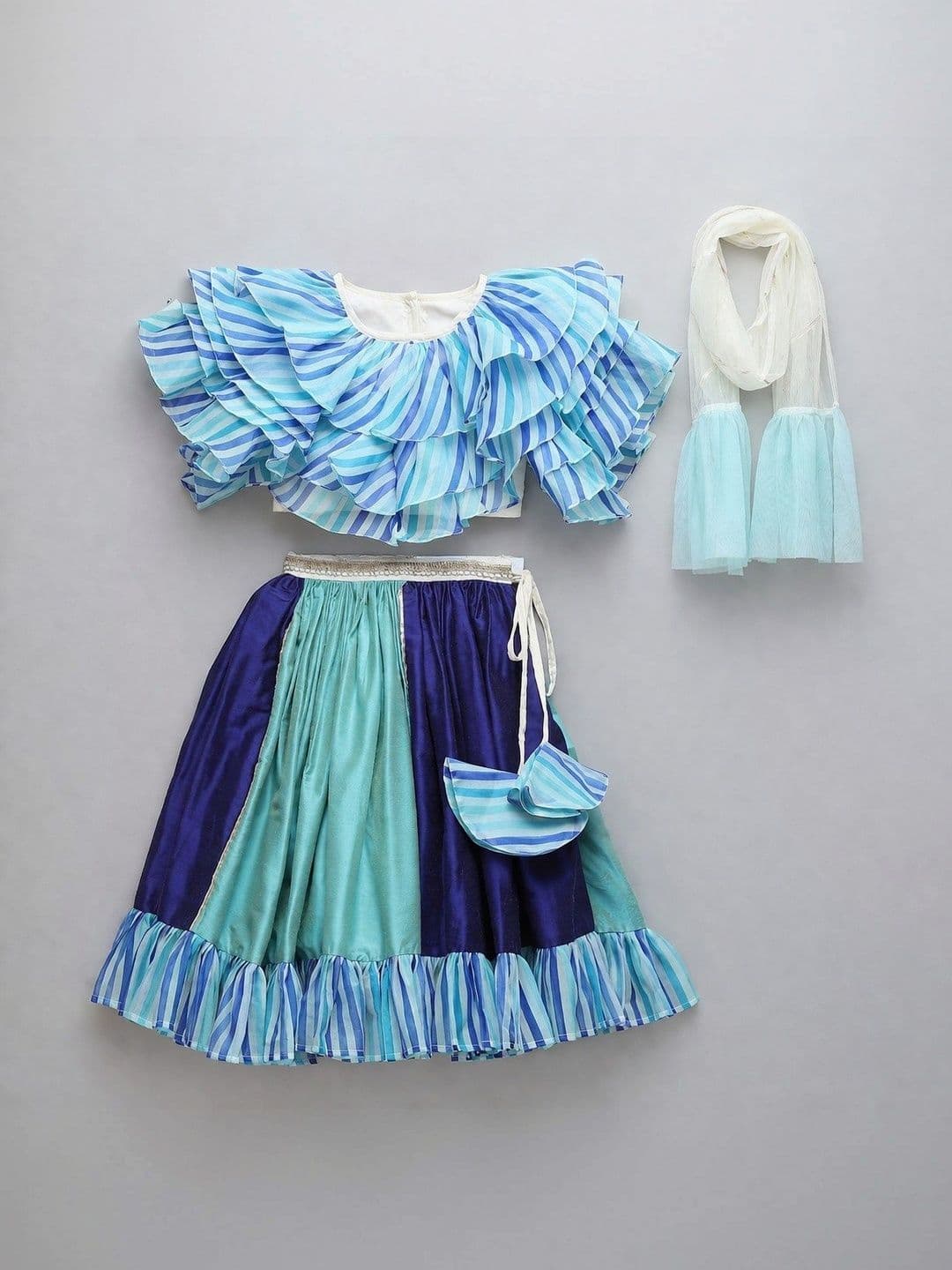 The Little Tales Girls Ready to Wear Lehenga & Blouse With Dupatta - view 1