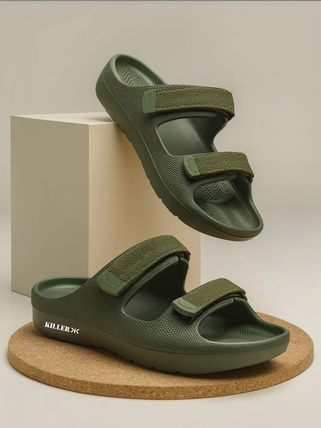 Killer Men Rubber Flip Flops - view 1