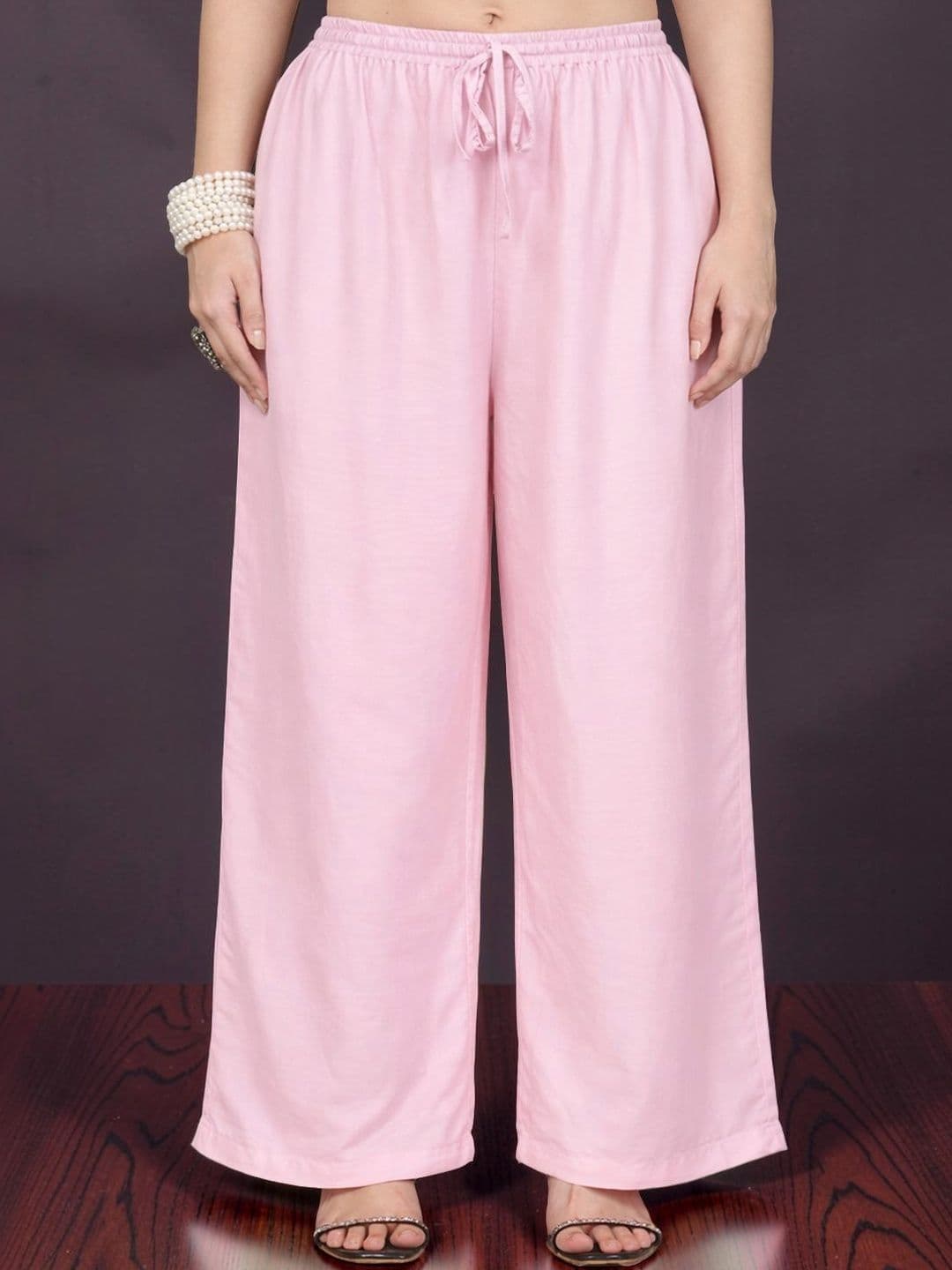 KALINI Women 2 Flared Ethnic Palazzos - view 1