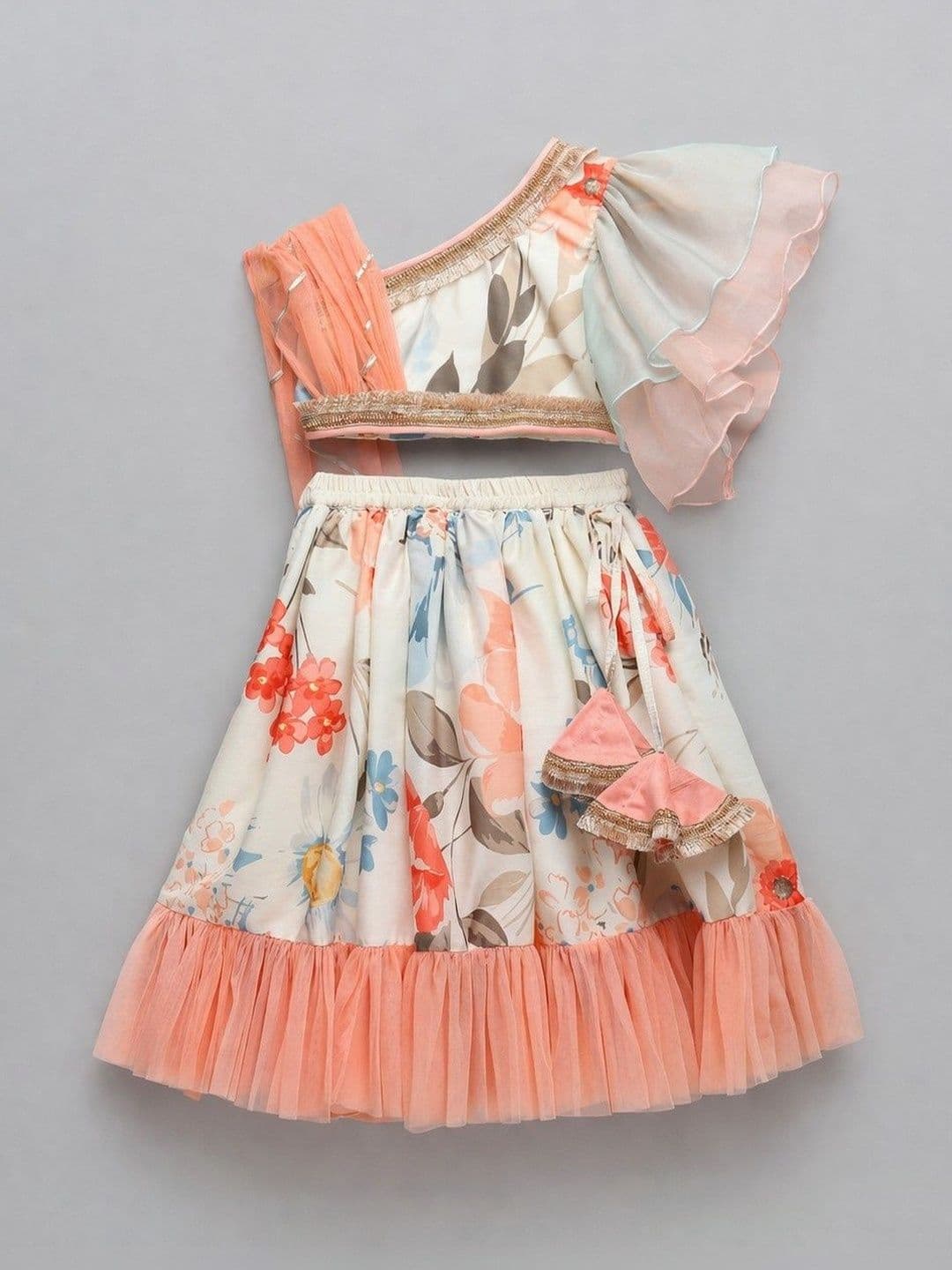 The Little Tales Girls Ready to Wear Lehenga & Blouse With Dupatta - view 1