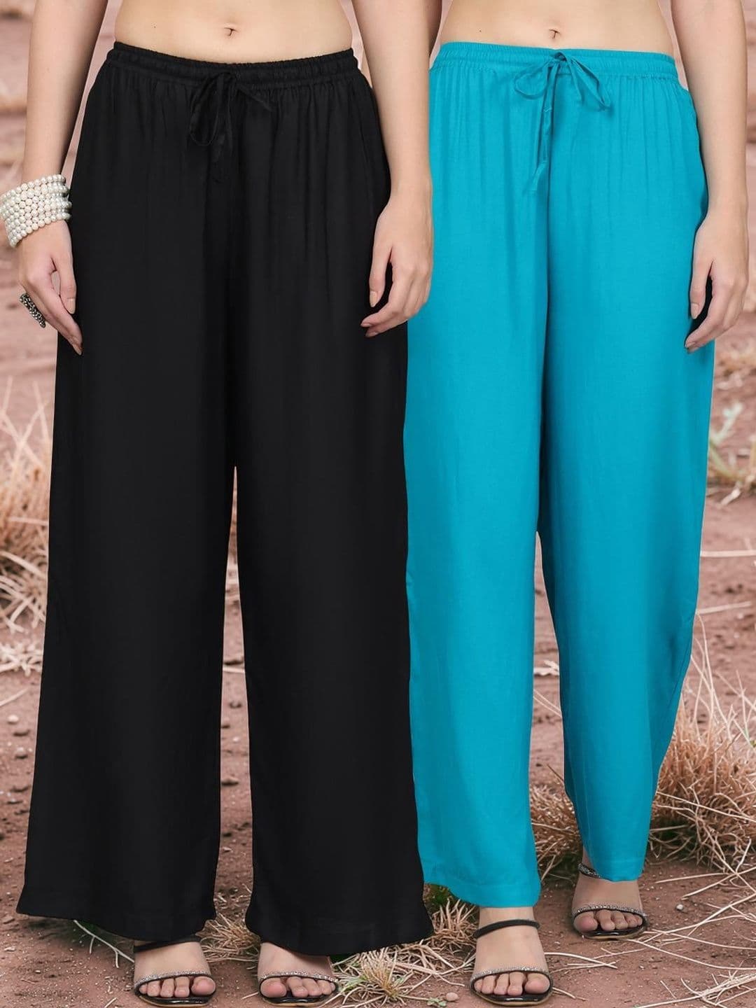 KALINI Women 2 Ethnic Palazzos - view 1