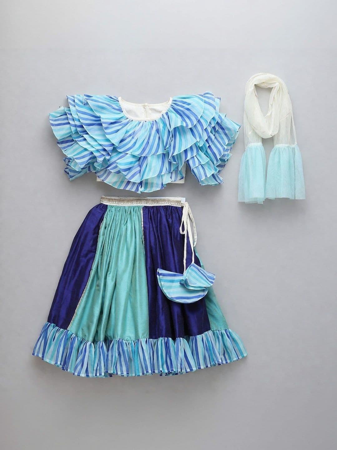 The Little Tales Girls Ready to Wear Lehenga & Blouse With Dupatta - view 1