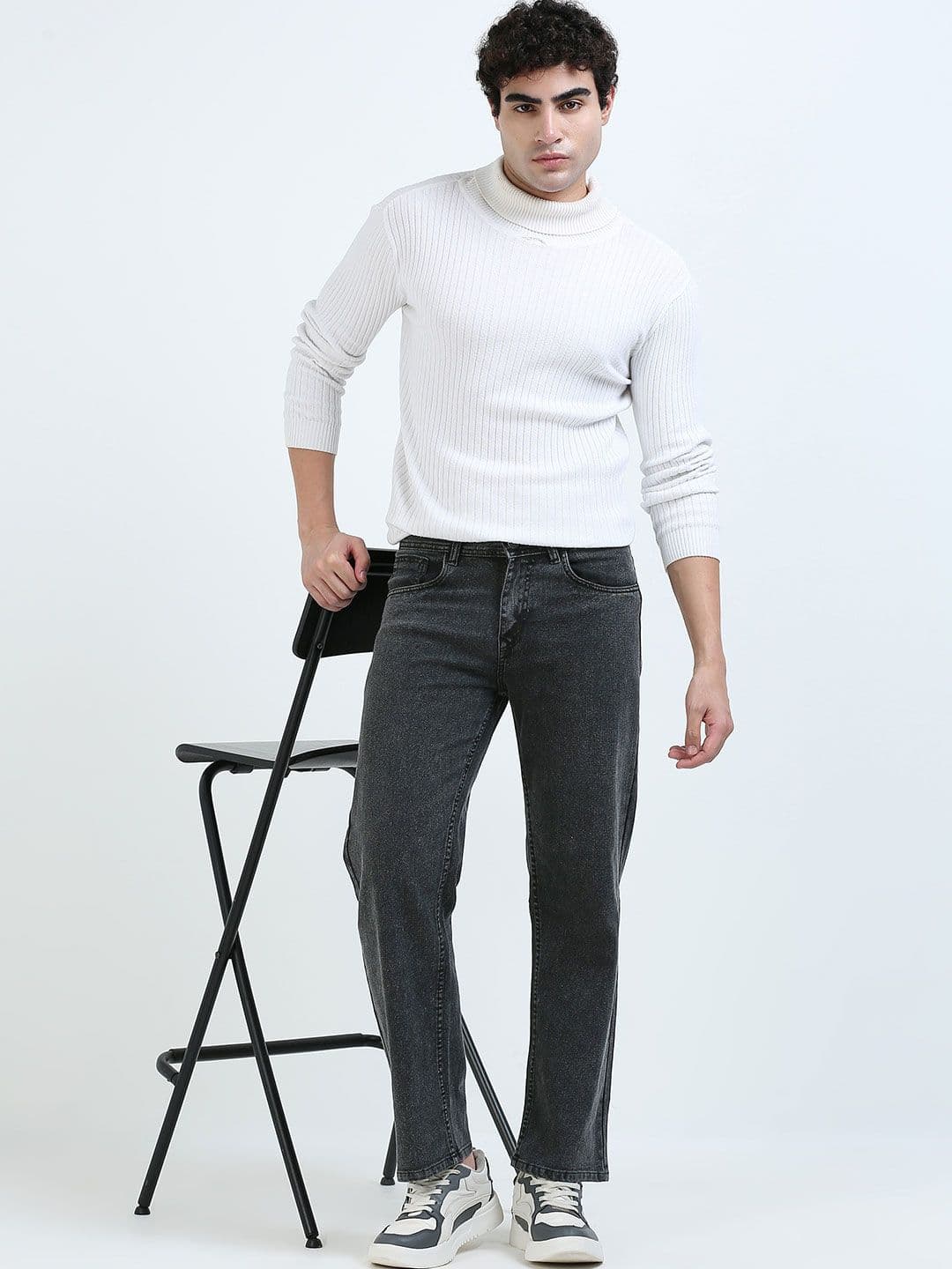 MOHICANS Men Relaxed fit Mid-Rise Stretchable Jeans - view 1