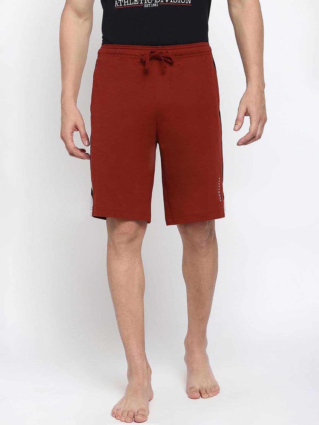 Van Heusen Innerwear Mid Rise Cotton Regular Lounge Shorts - view 1