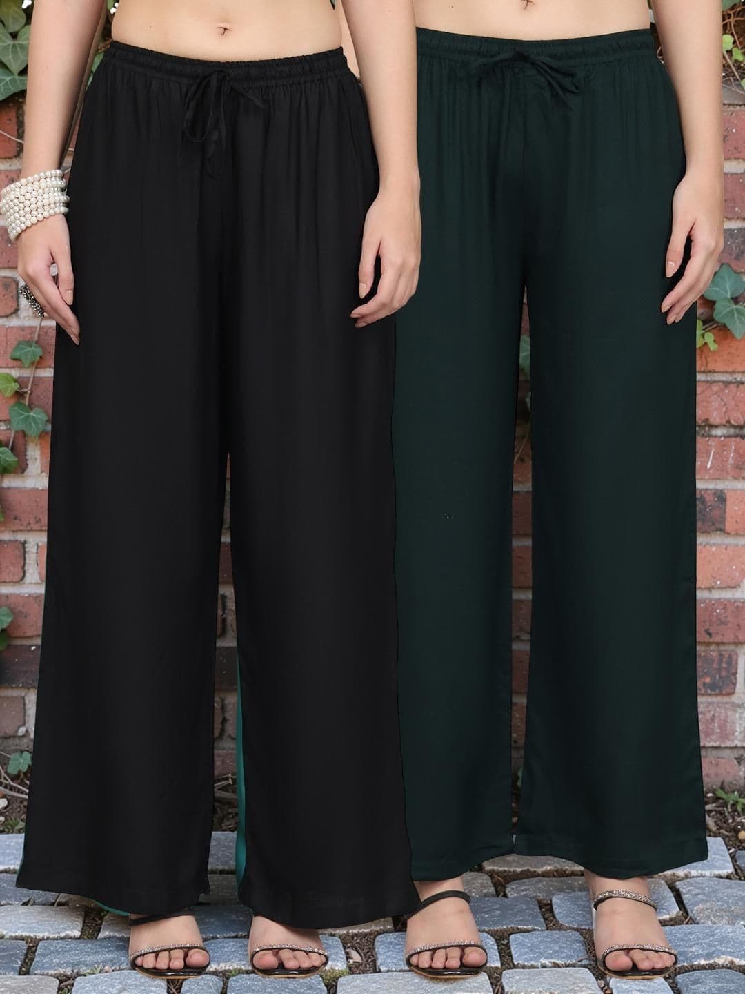KALINI Women 2 Ethnic Palazzos - view 1