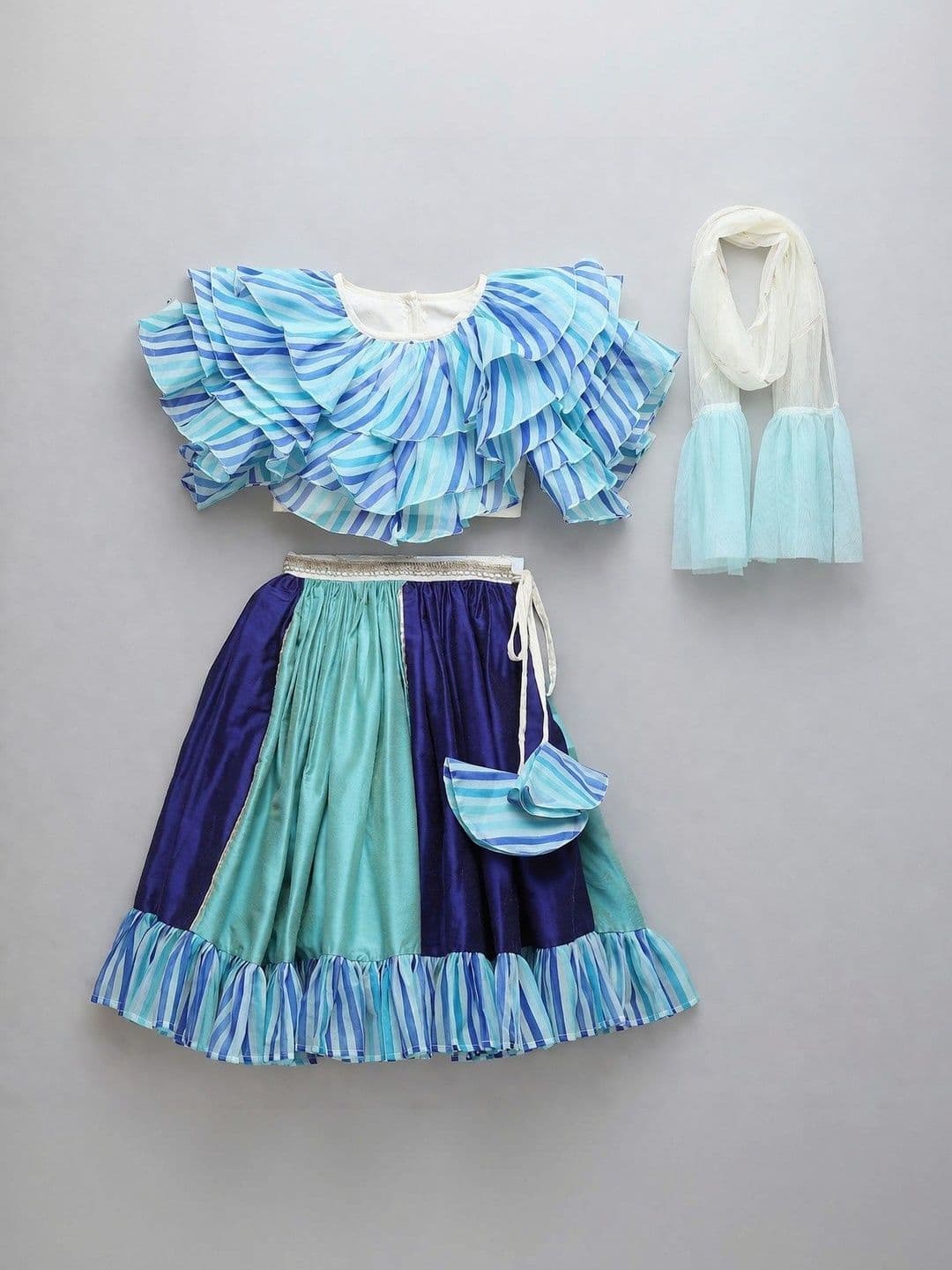The Little Tales Girls Ready to Wear Lehenga & Blouse With Dupatta - view 1