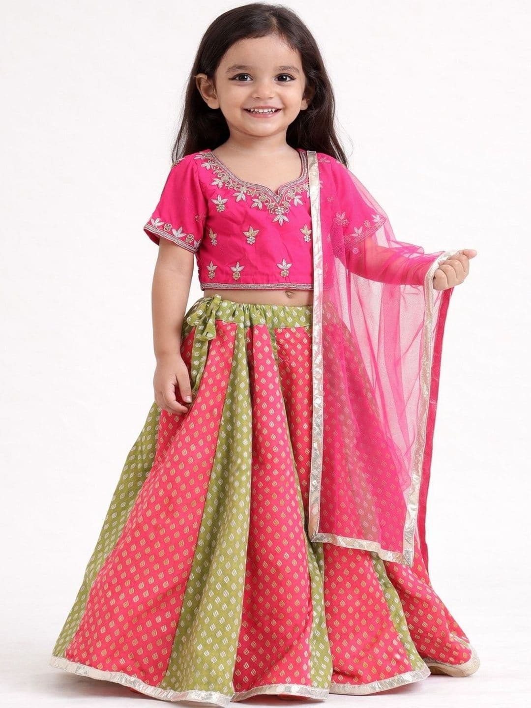 BAESD Girls Ready to Wear Lehenga & Blouse With Dupatta - view 1